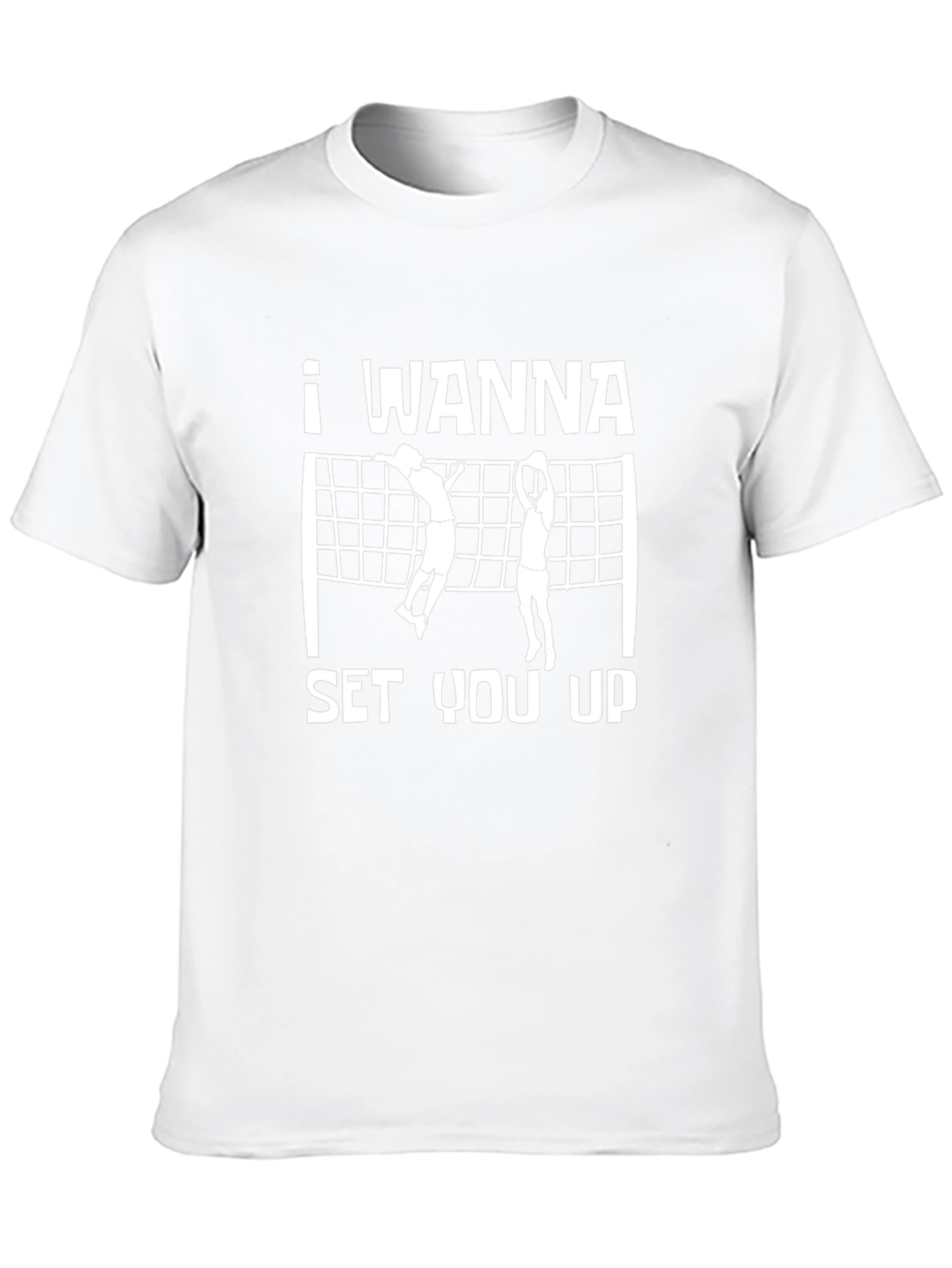 Volleyball Graphic Tee - I Wanna Set You Up