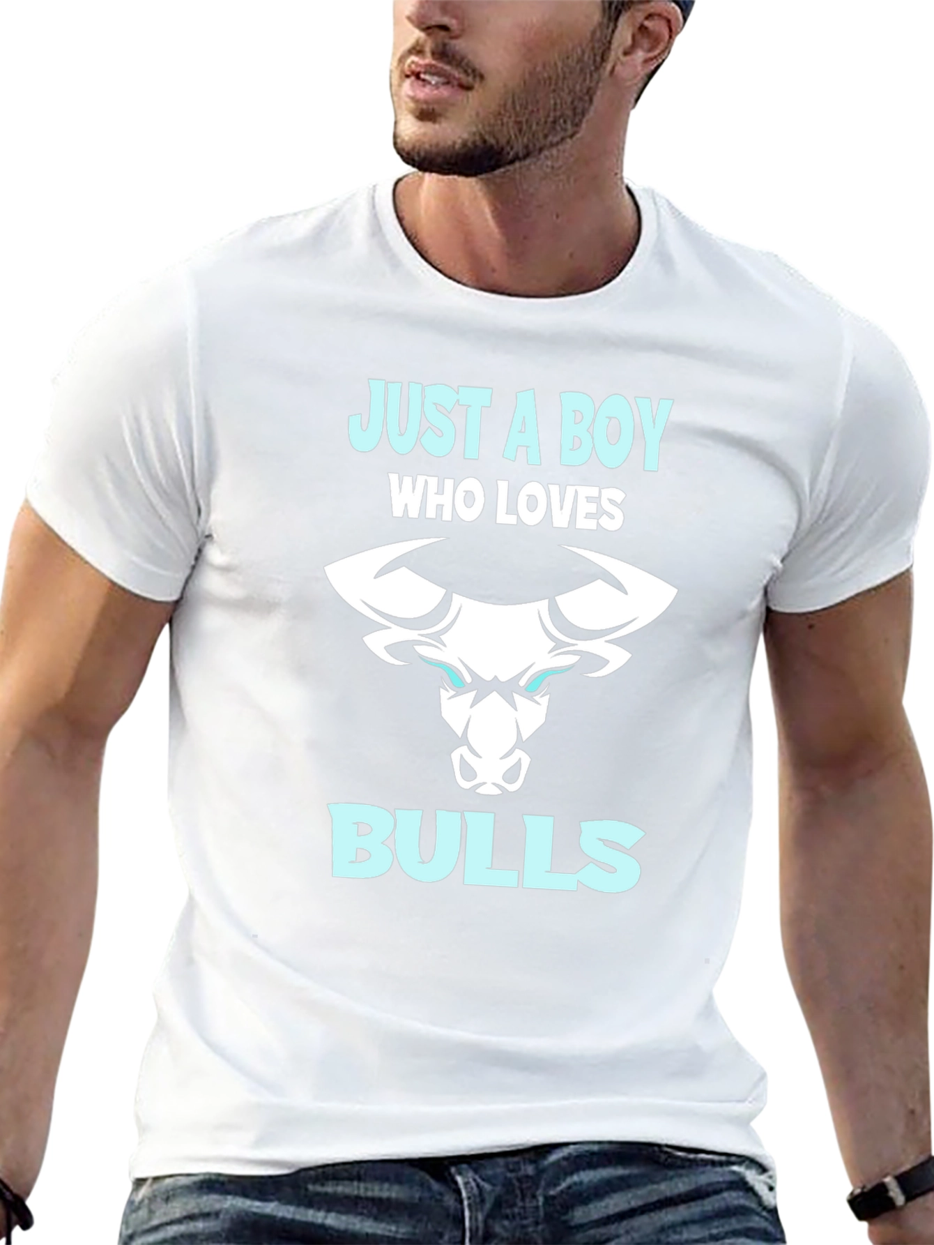 Just A Boy Who Loves Bulls T-Shirt
