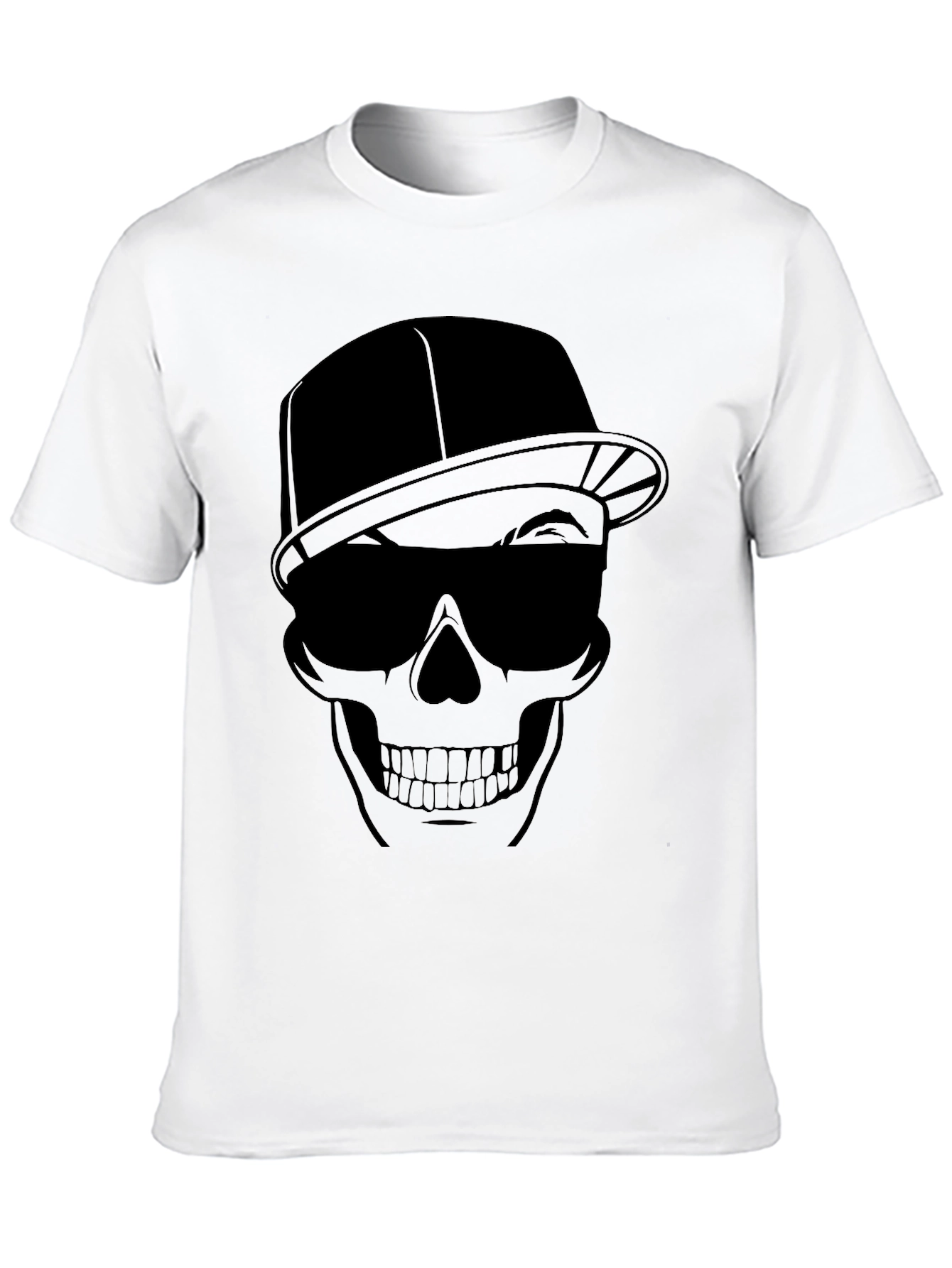Skull Graphic Tee - Cool Edgy Style