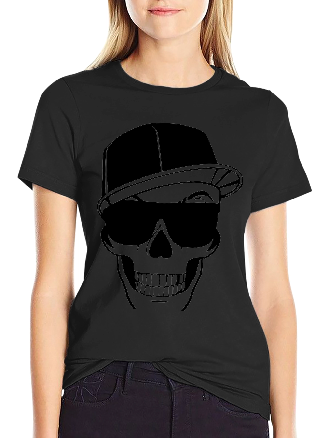 Skull Graphic Tee - Cool Edgy Style