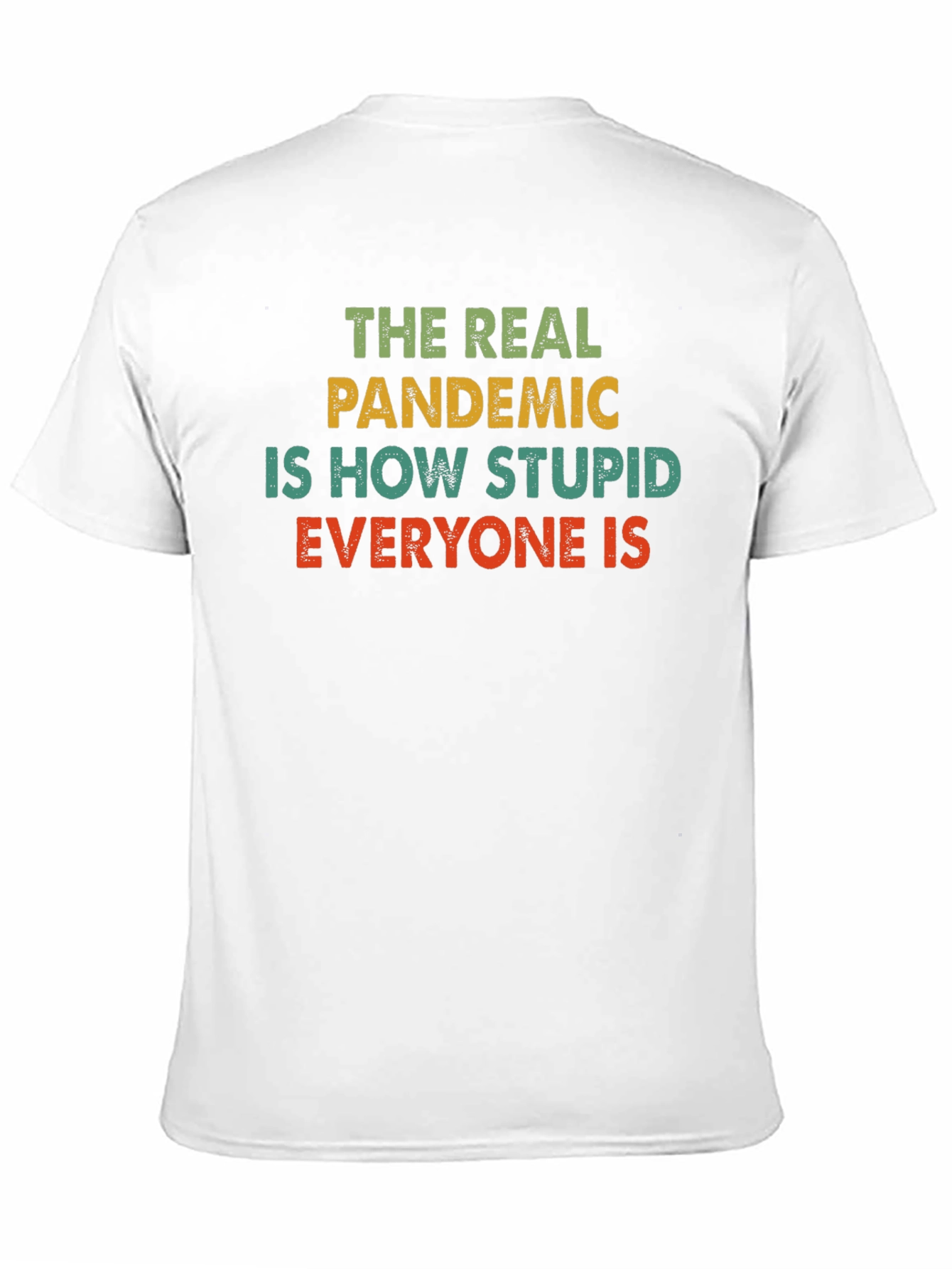 The Real Pandemic Graphic Tee - Unisex Cotton T-Shirt