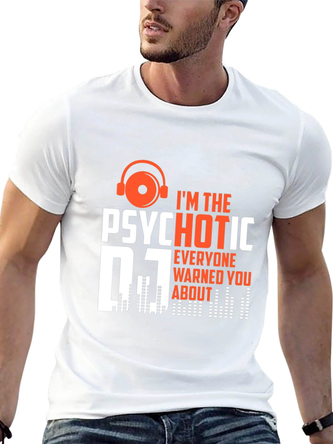 Psychotic DJ T-Shirt - Funny Music Lover Tee