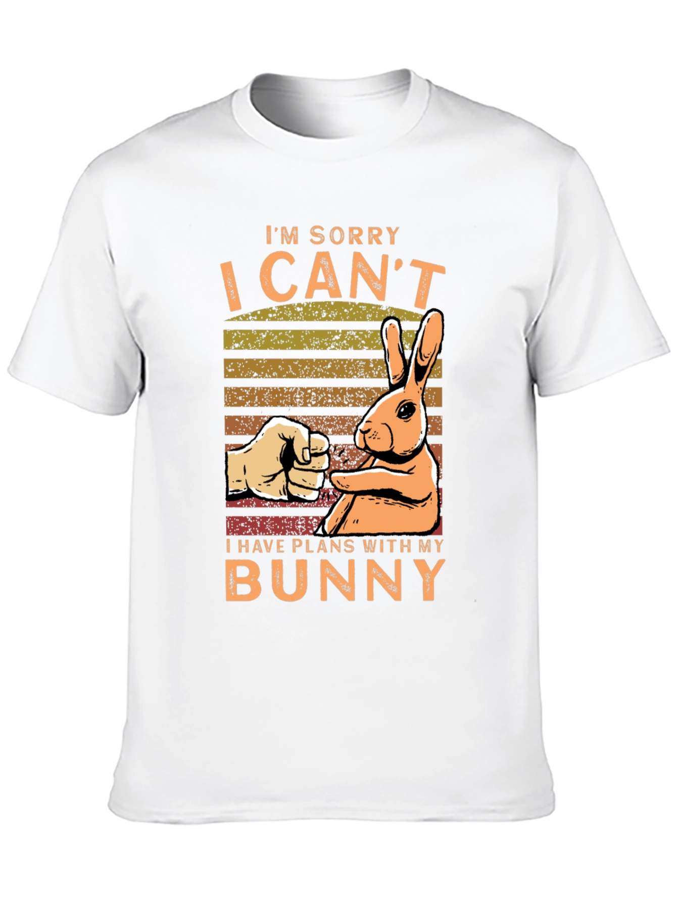 Bunny Plans Graphic Tee - Mens Black T-Shirt