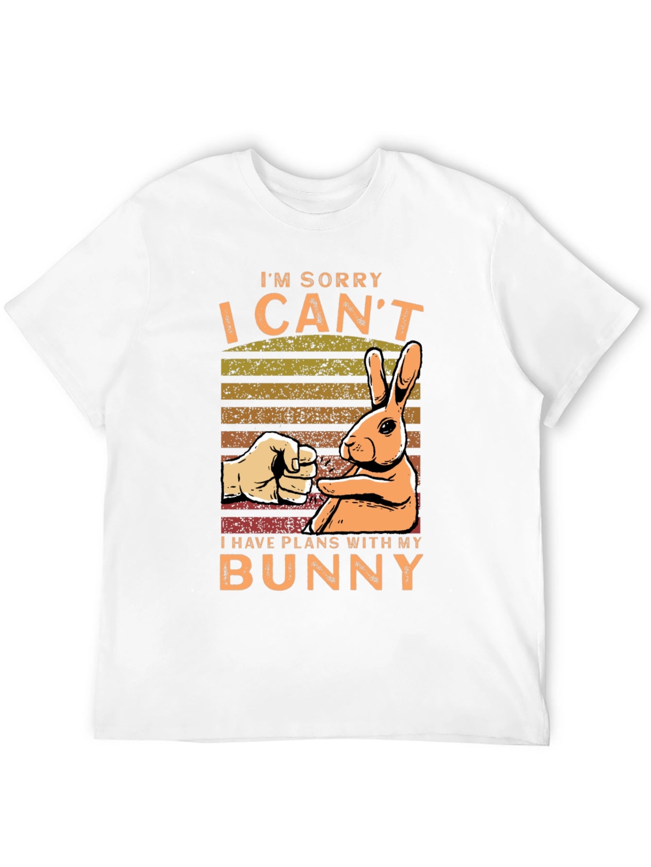 Bunny Plans Graphic Tee - Mens Black T-Shirt