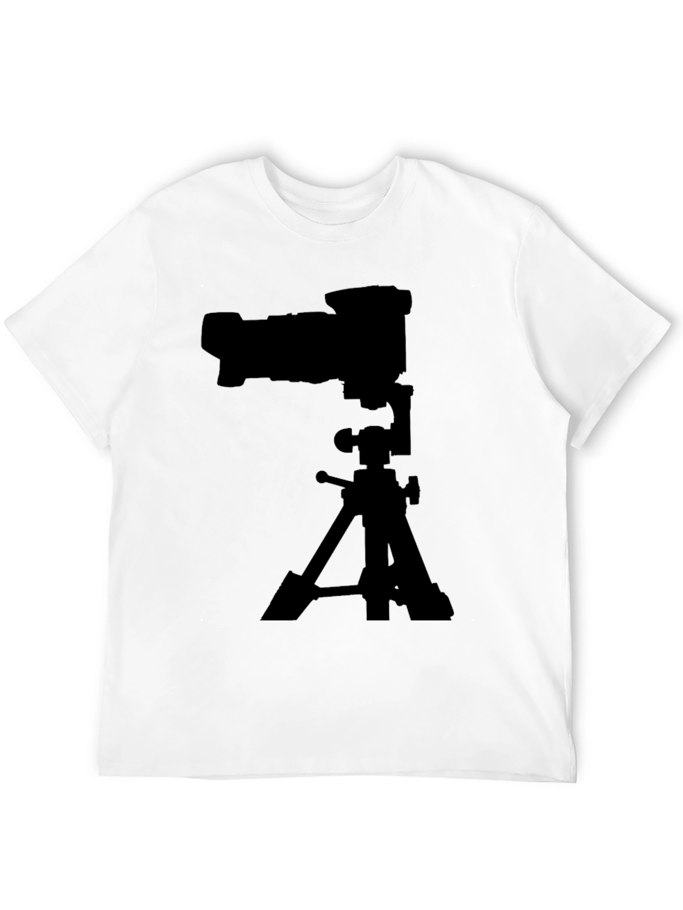 Camera on Tripod Black Graphic Tee