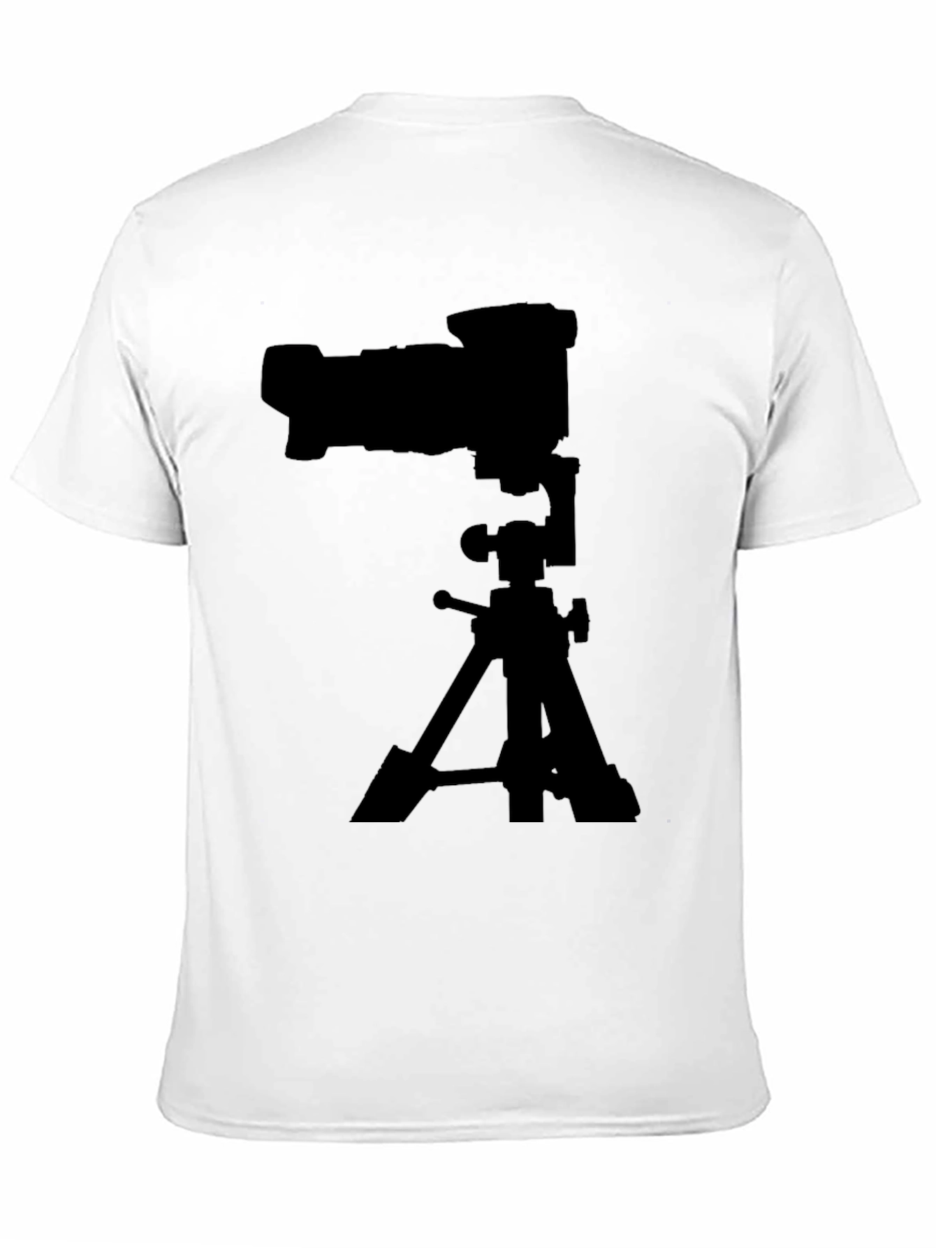 Camera on Tripod Black Graphic Tee