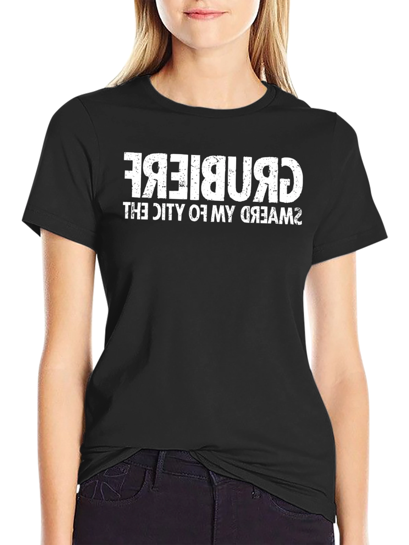 Crubiere City of Dreams Black T-Shirt