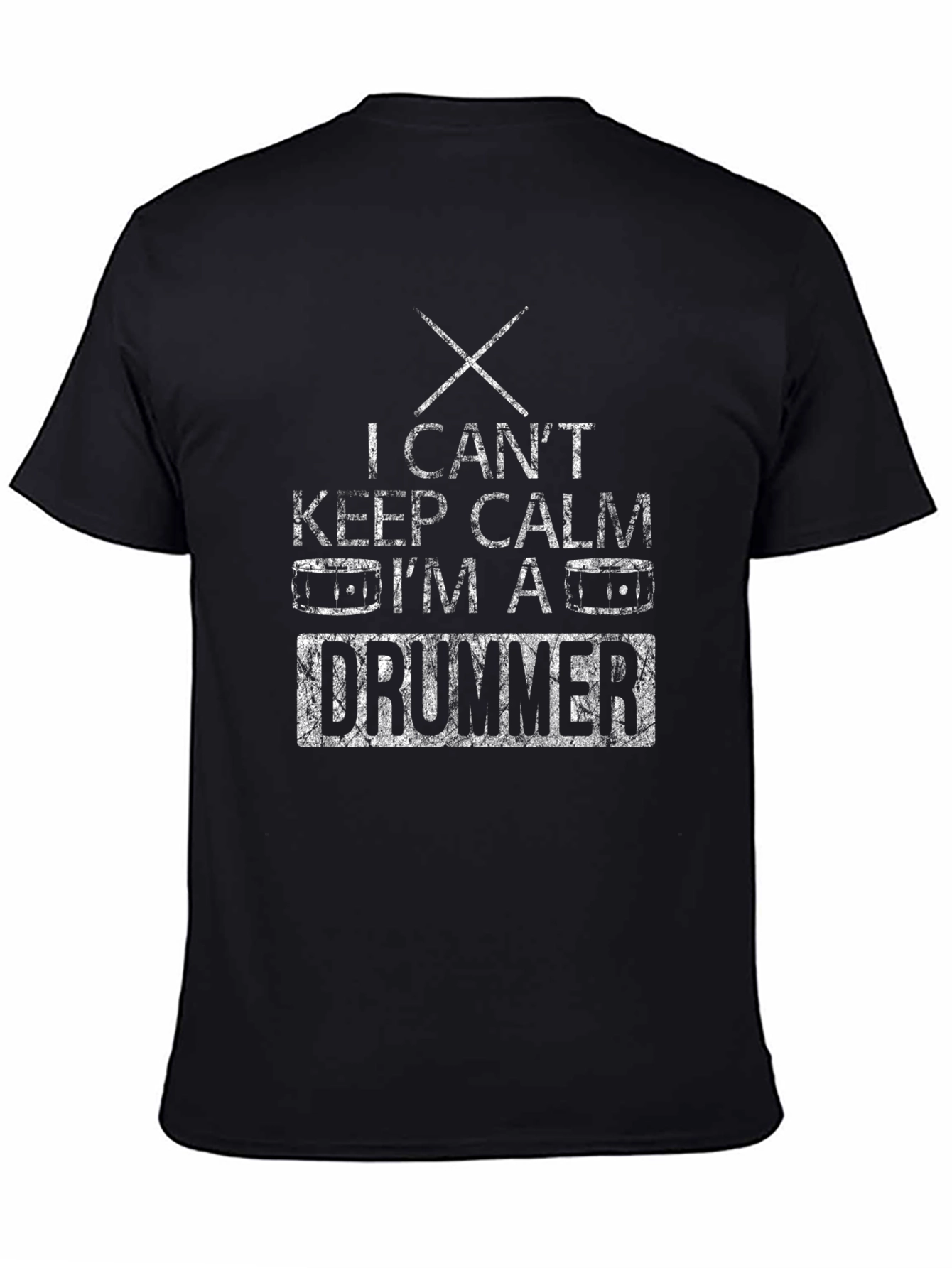 I Cant Keep Calm Im a Drummer Graphic Tee