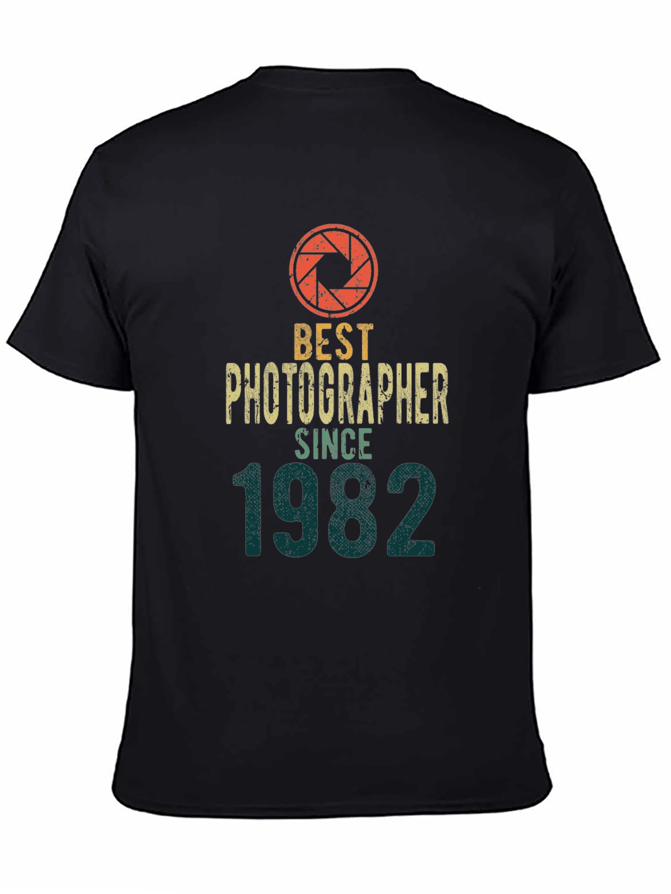 Best Photographer Since 1982 Black T-Shirt