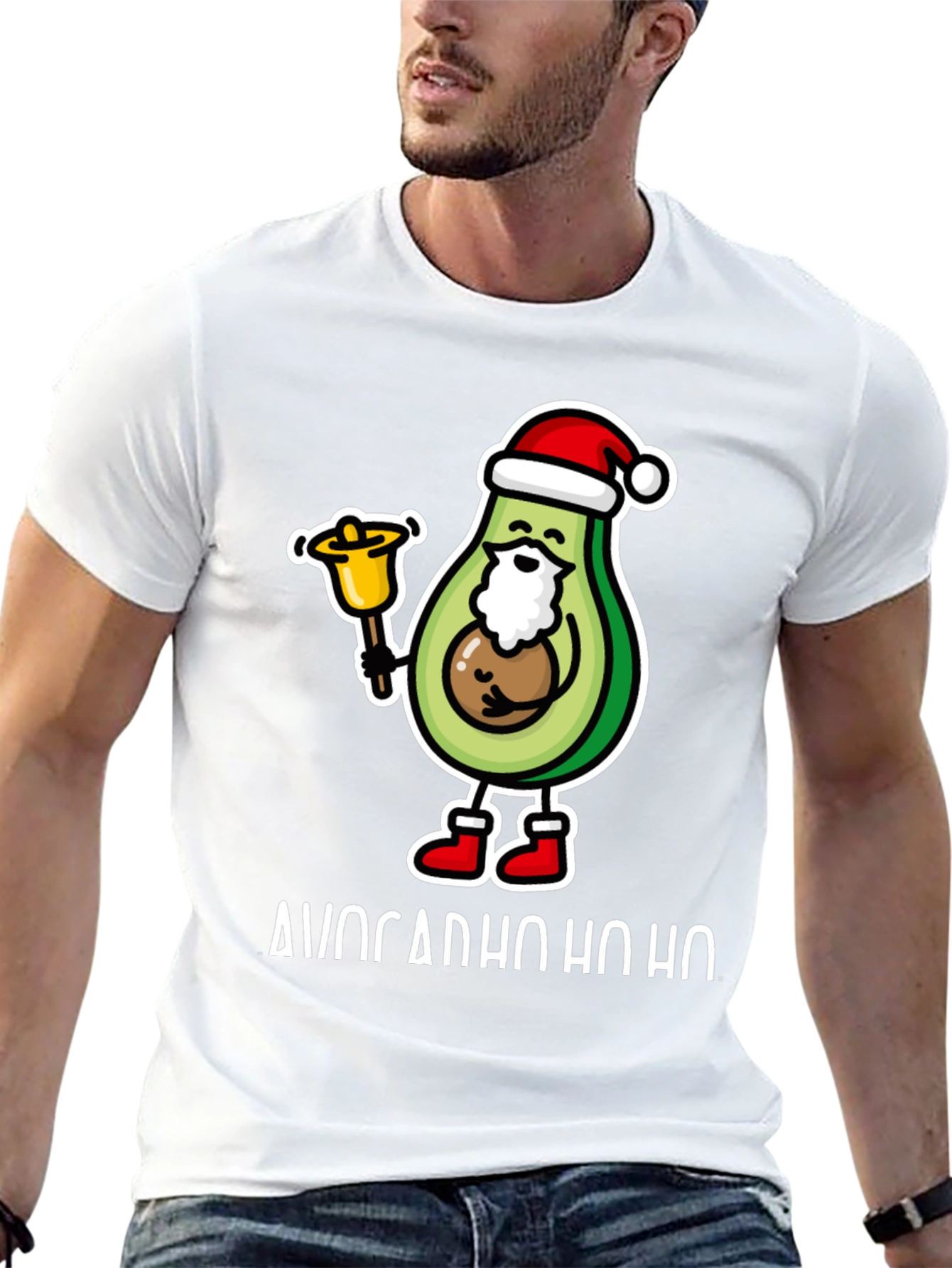 Avocado Ho Ho Ho Christmas T-Shirt