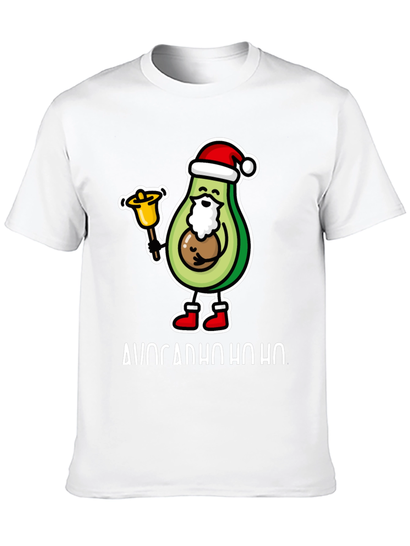 Avocado Ho Ho Ho Christmas T-Shirt