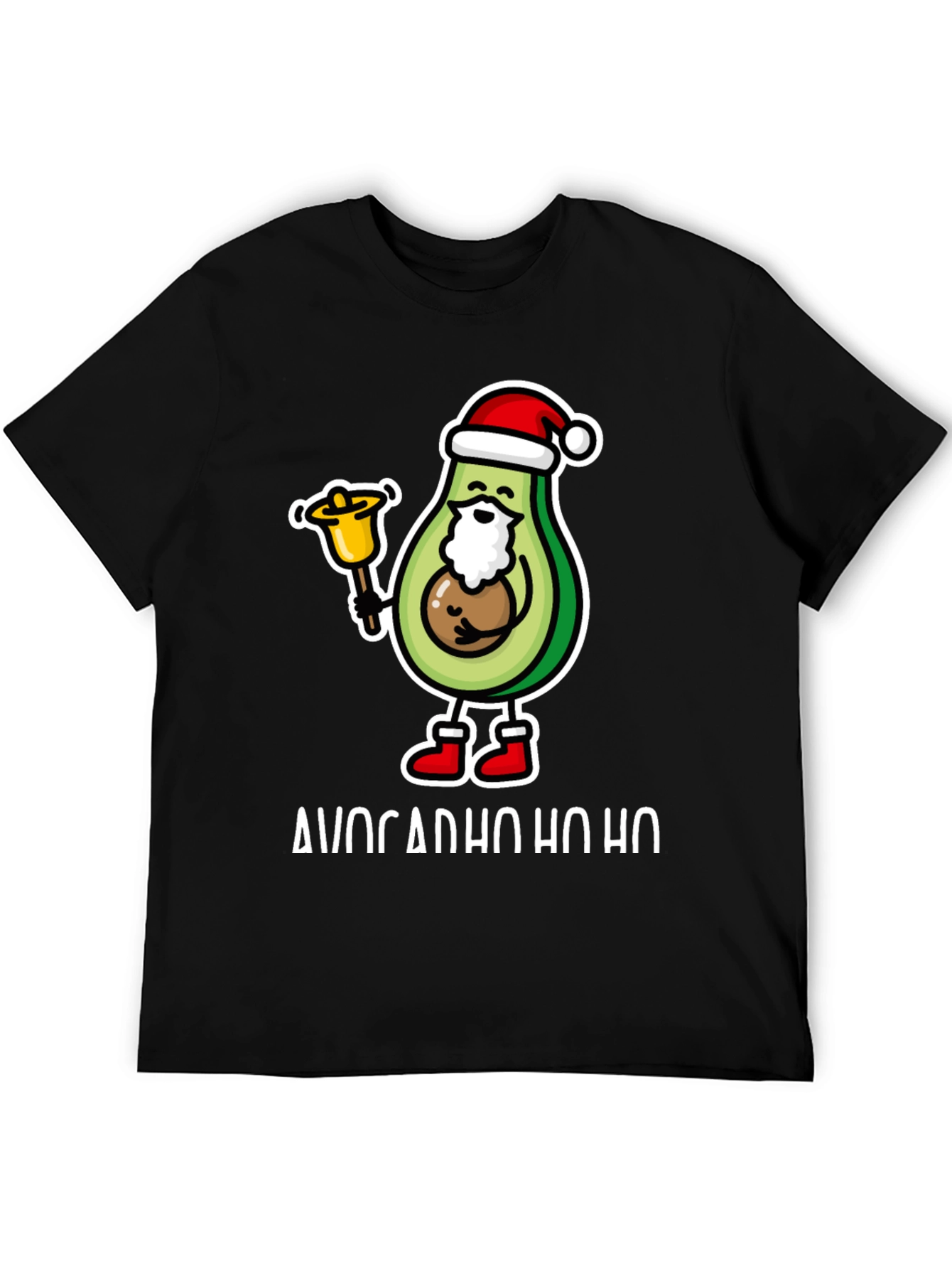 Avocado Ho Ho Ho Christmas T-Shirt