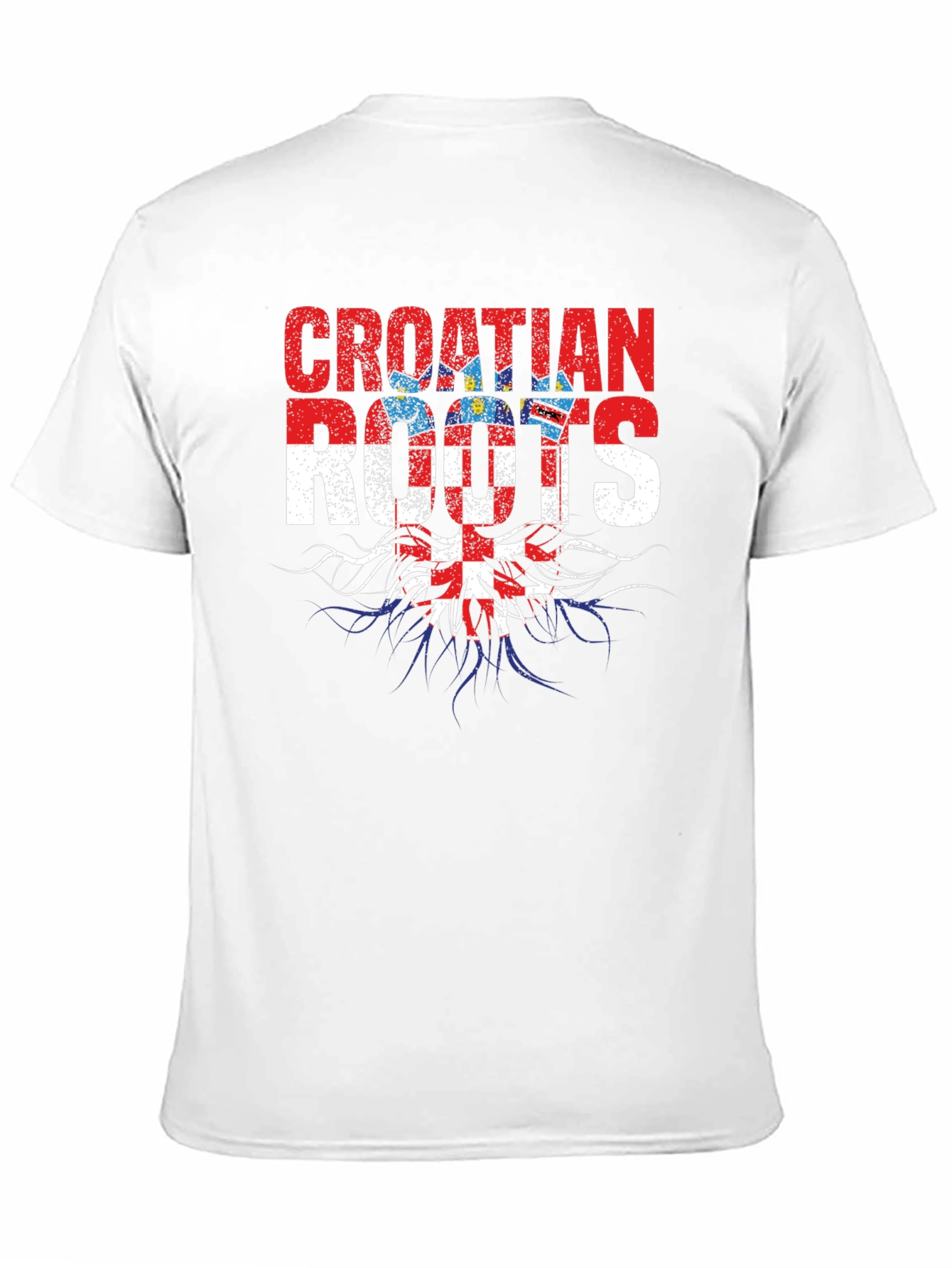 Croatian Roots Graphic T-Shirt - Black