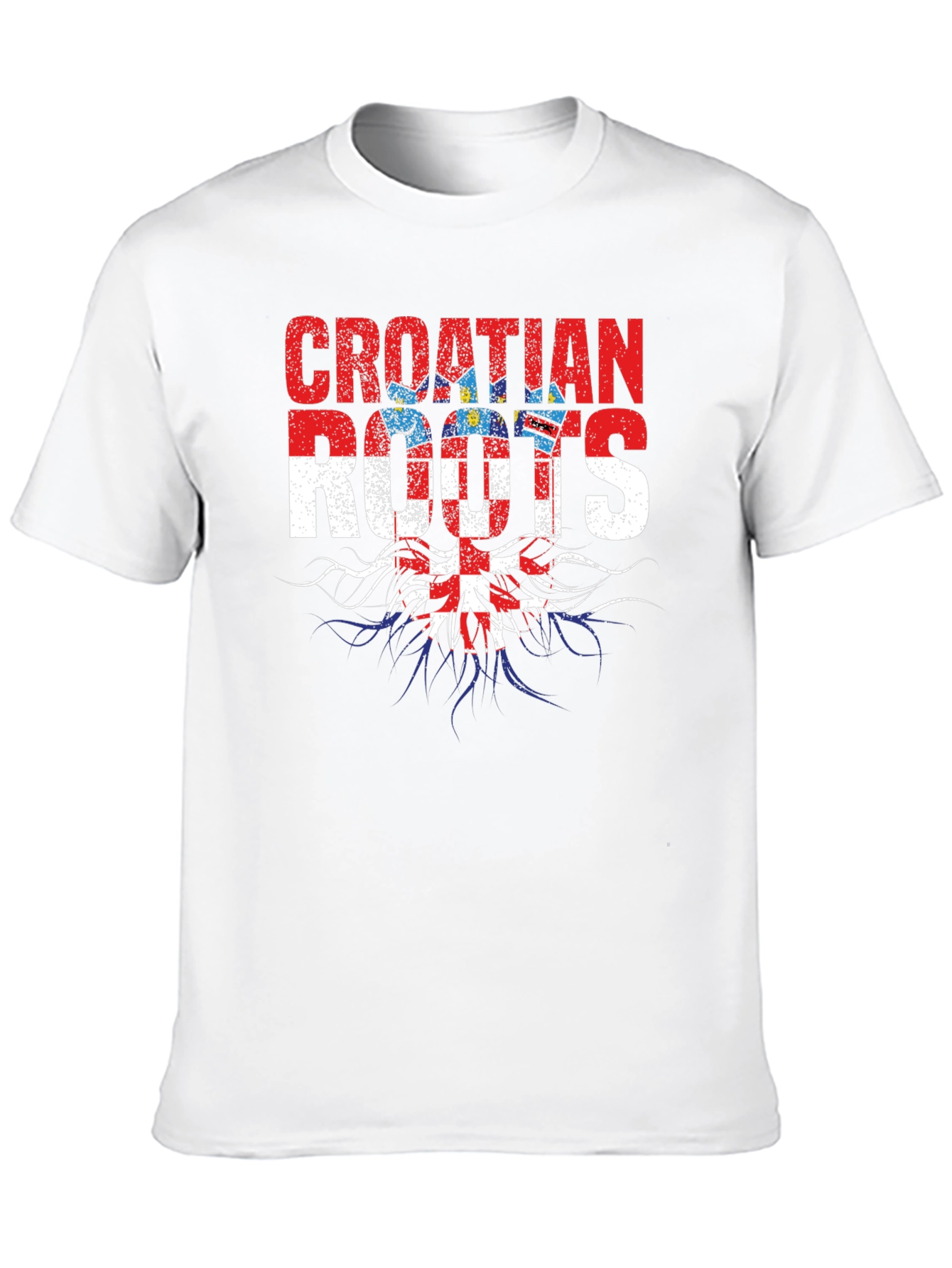 Croatian Roots Graphic T-Shirt - Black