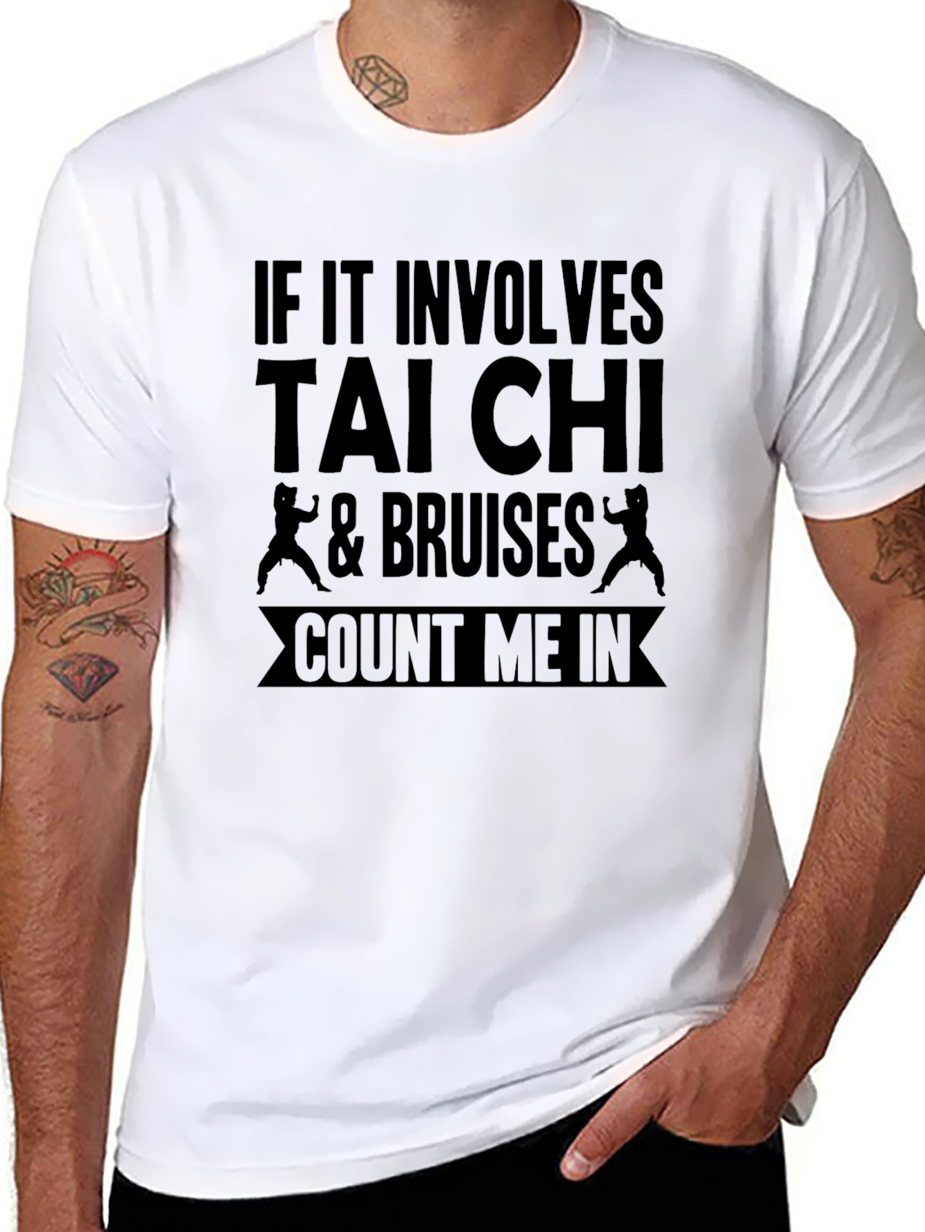 Tai Chi & Bruises Funny T-Shirt