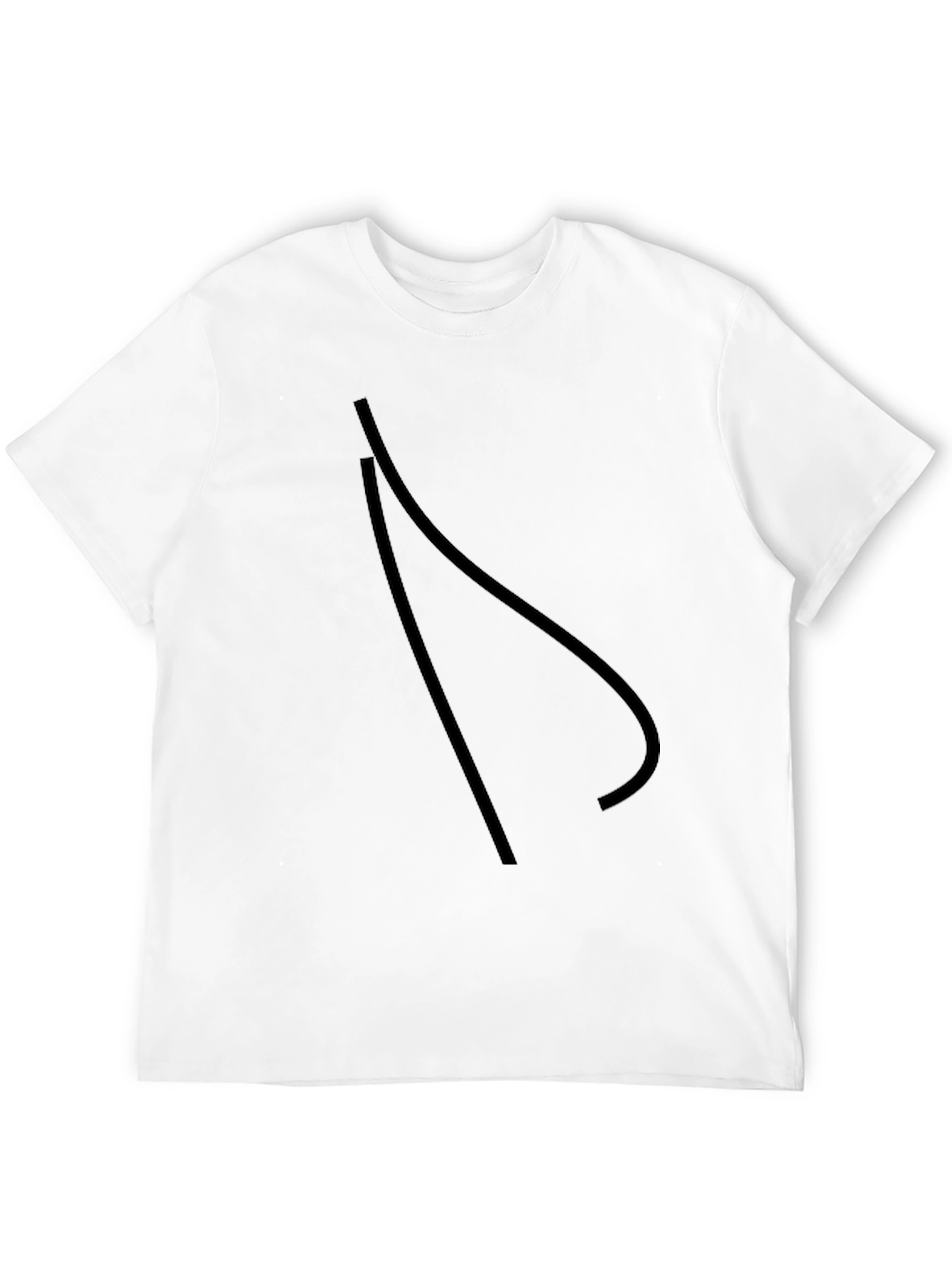 Modern Graphic Black T-Shirt