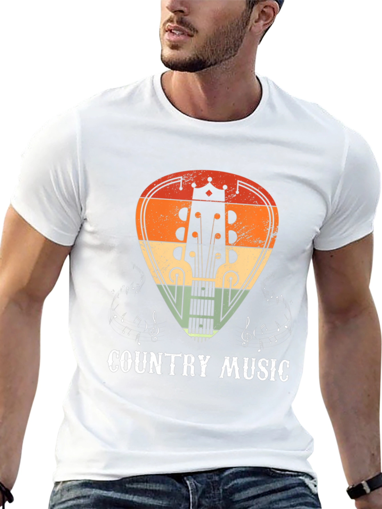 Country Music Guitar T-Shirt