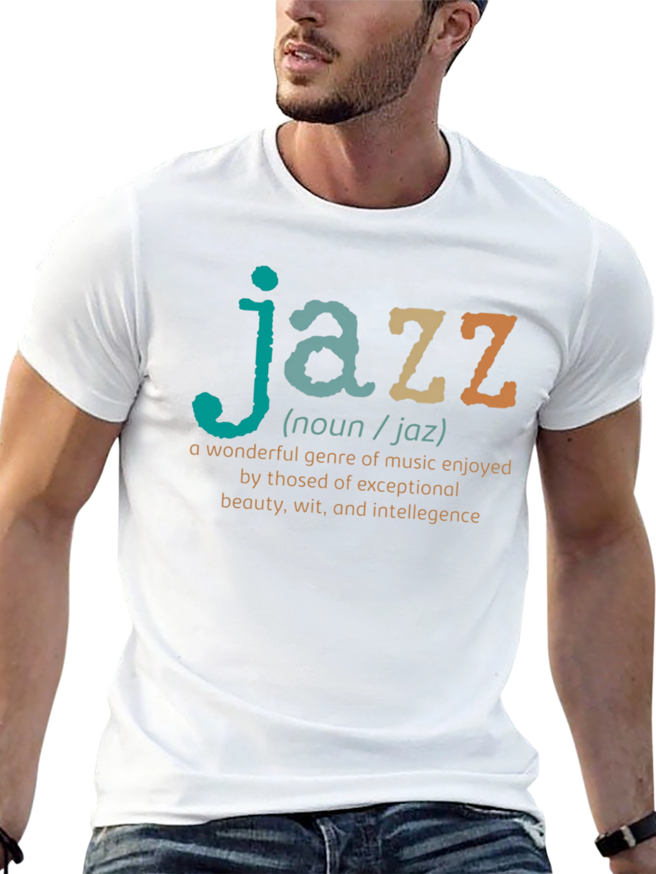 Jazz Definition Black T-Shirt - Music Lover Gift