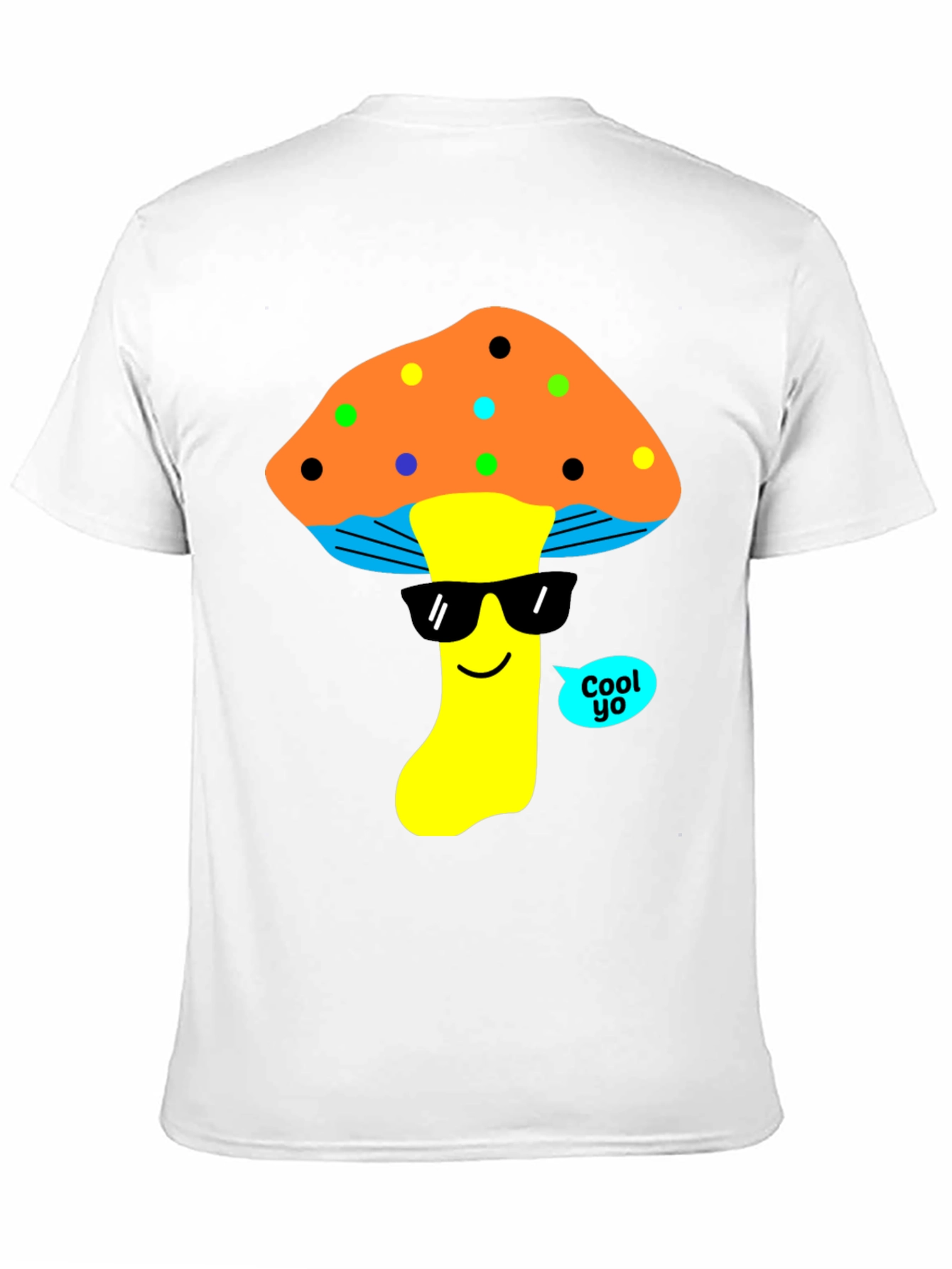 Cool Mushroom Graphic T-Shirt