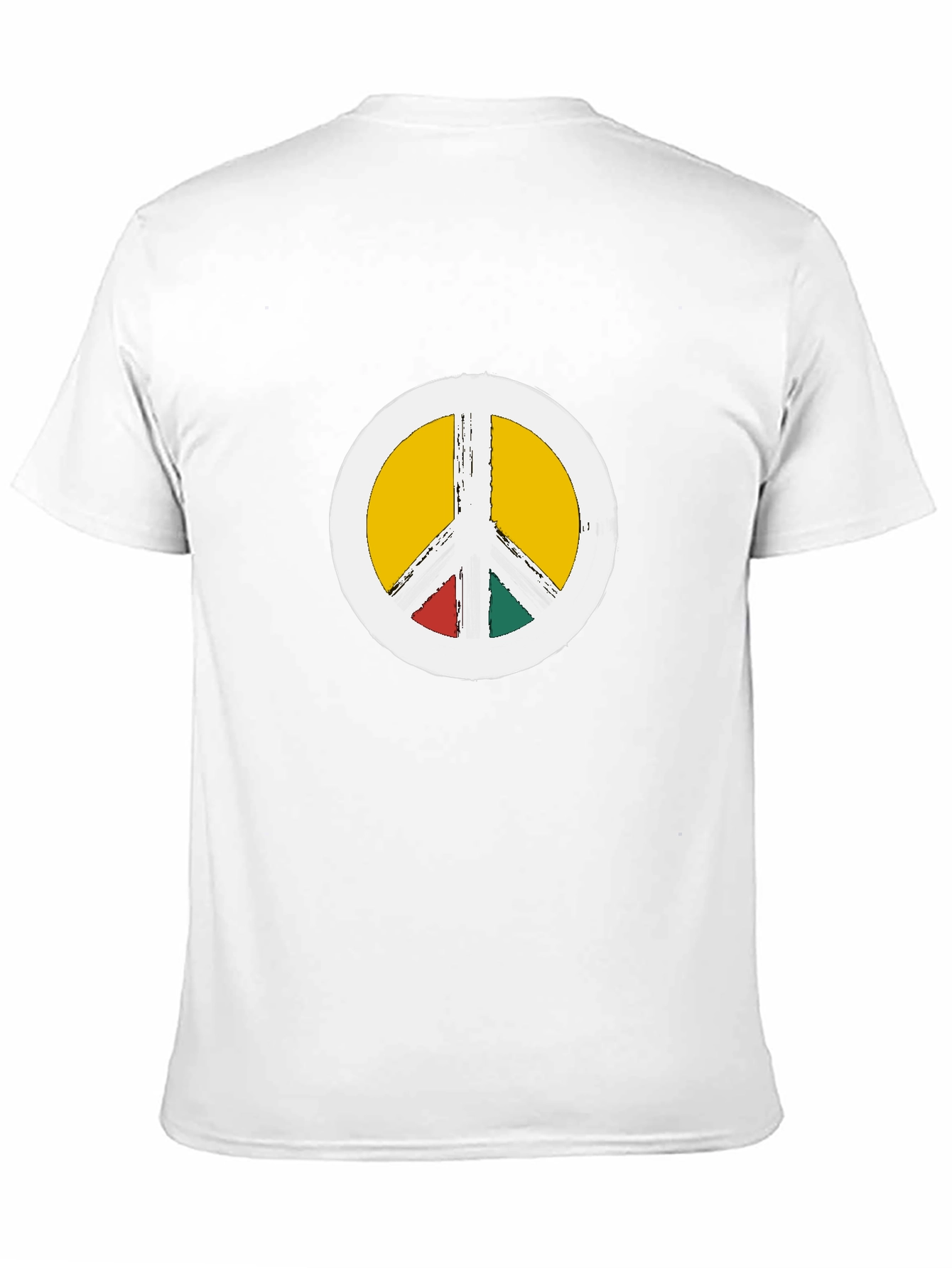 Peace Sign Graphic Tee - Black