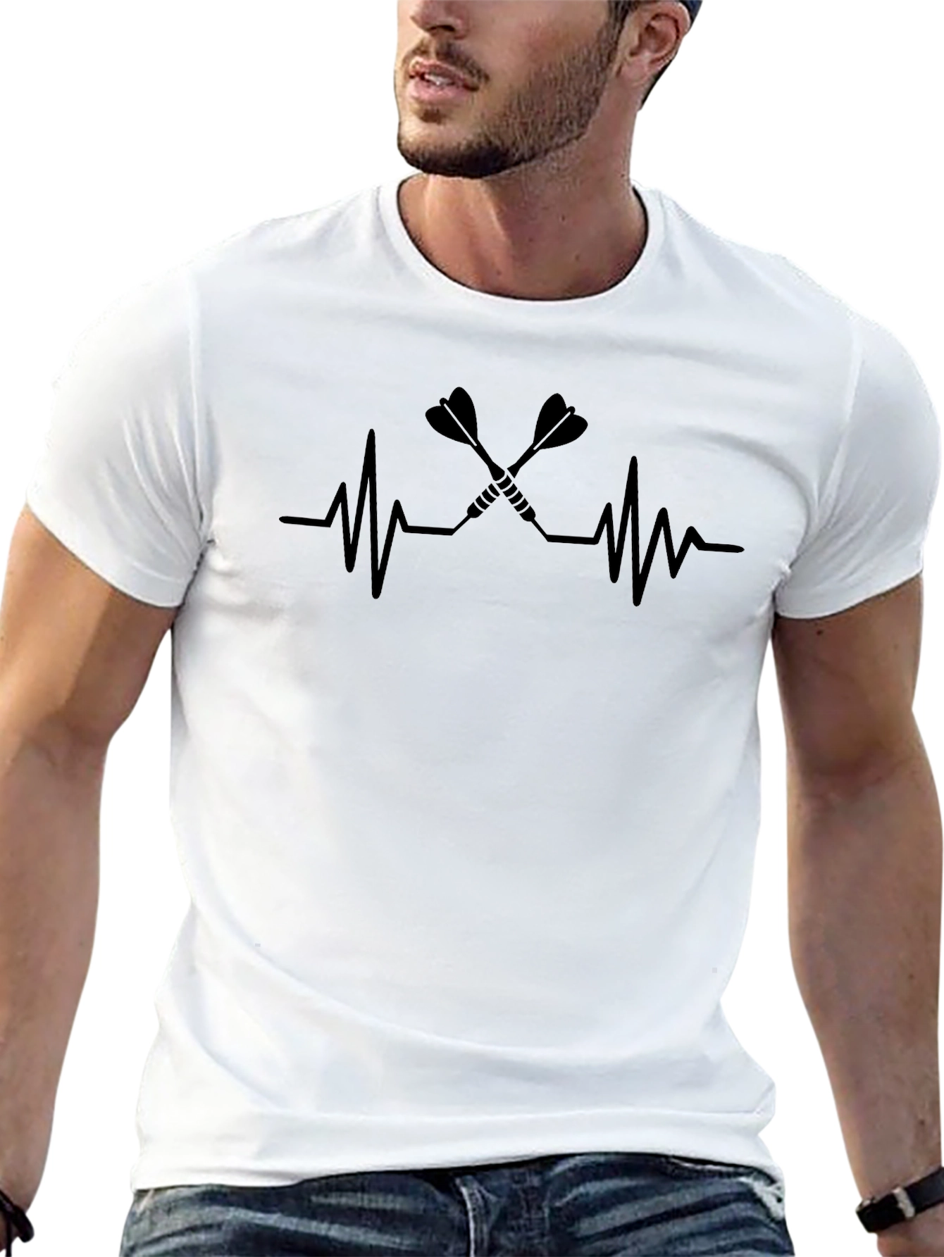 Darts Heartbeat T-Shirt - Stylish & Unique Design