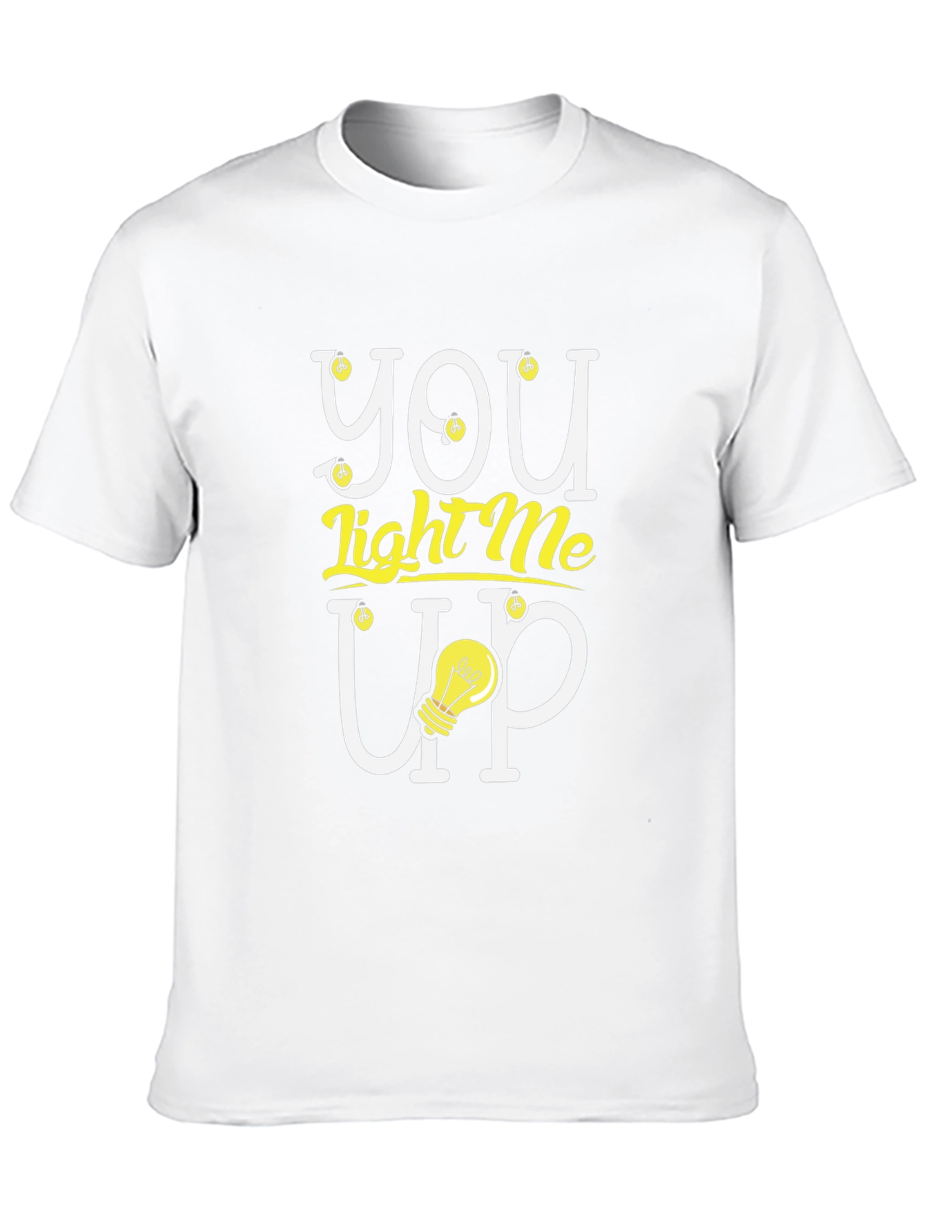 You Light Me Up Graphic Tee - Trendy Design