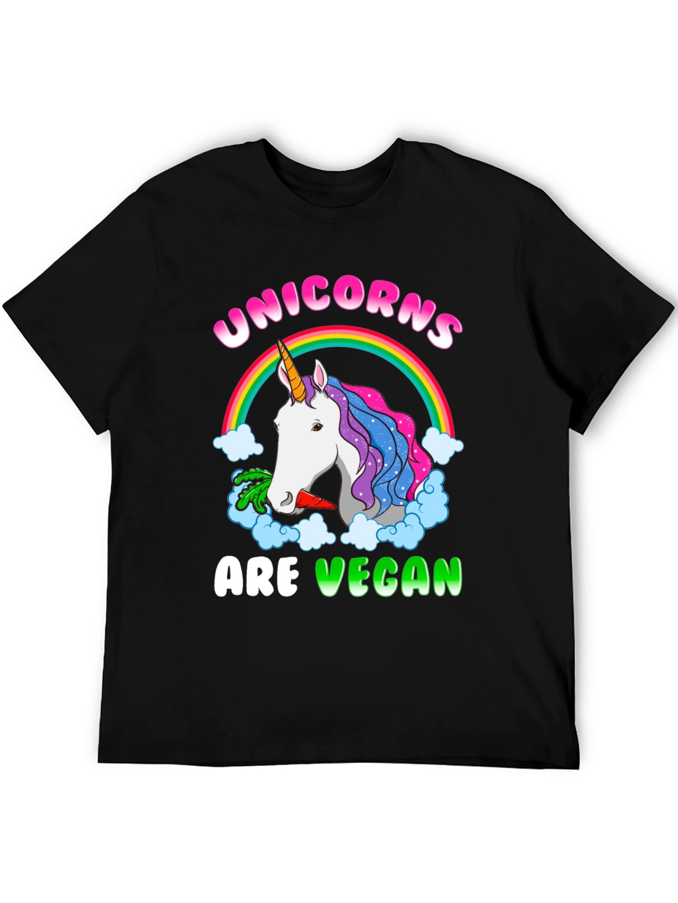 Unicorns Are Vegan Graphic T-Shirt