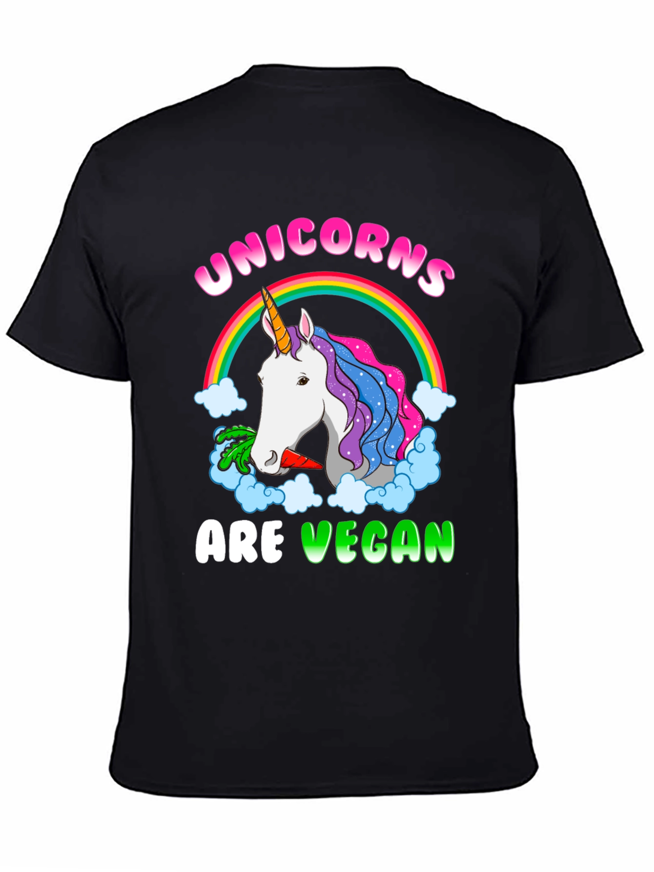 Unicorns Are Vegan Graphic T-Shirt