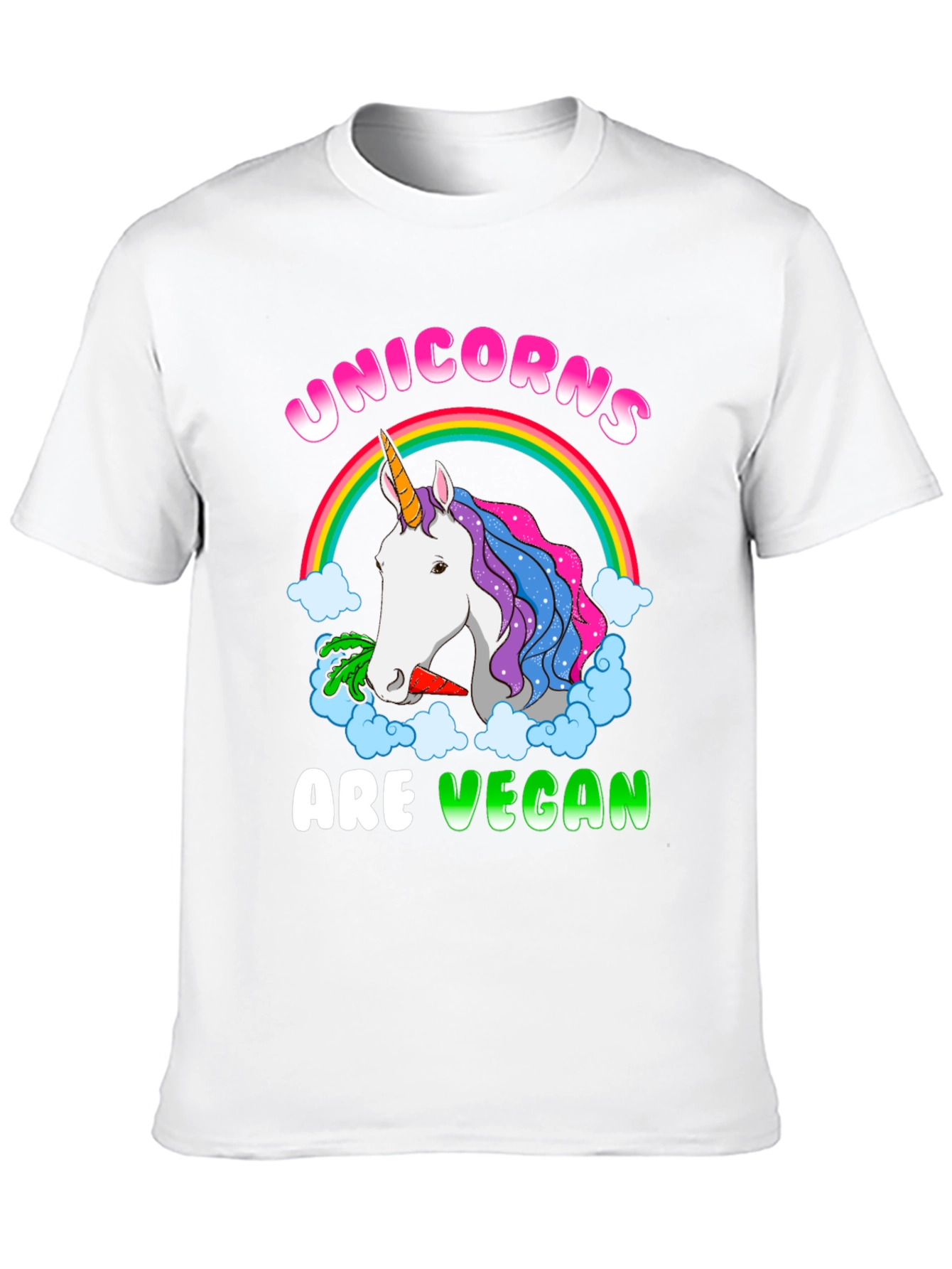 Unicorns Are Vegan Graphic T-Shirt
