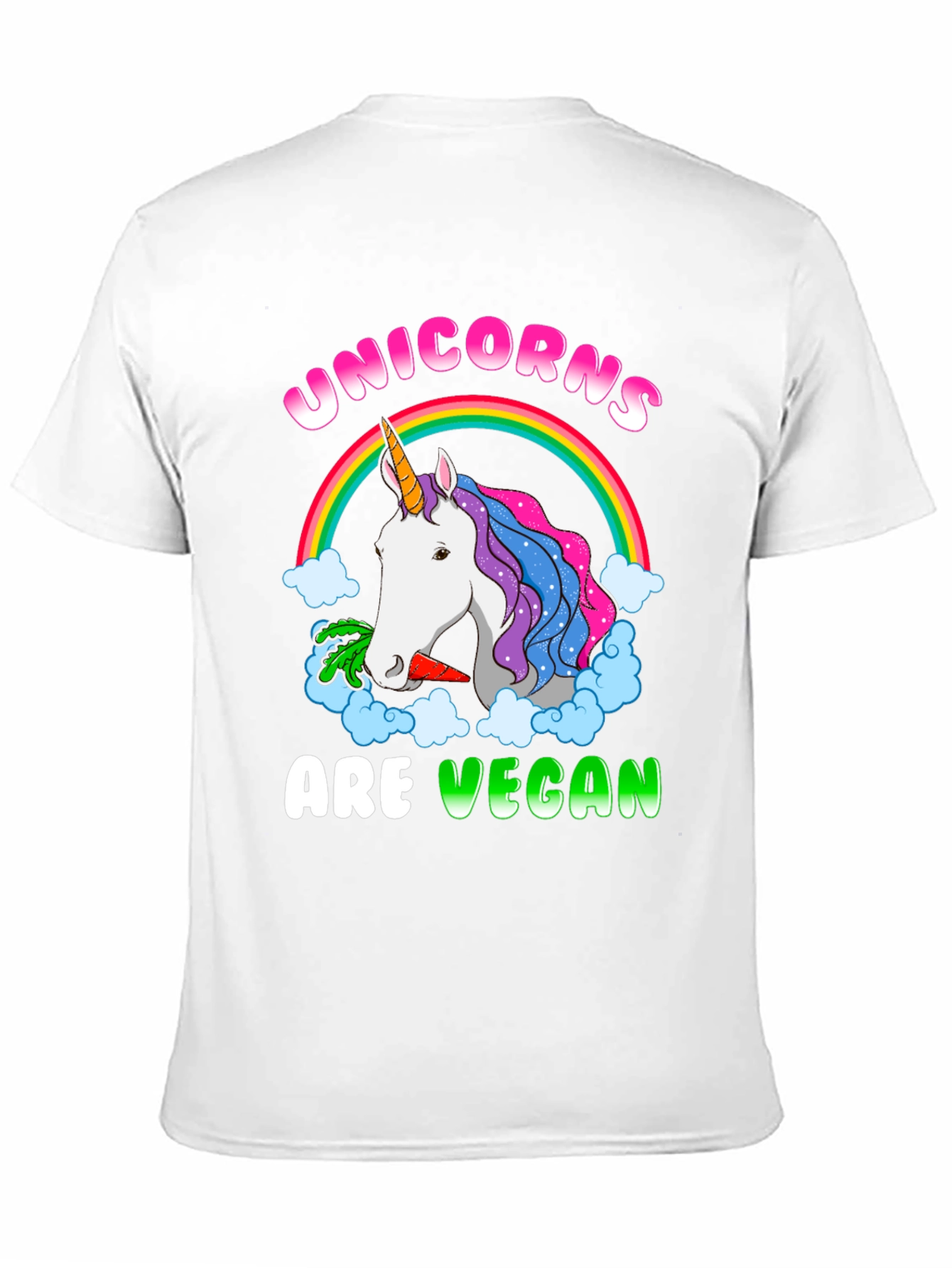 Unicorns Are Vegan Graphic T-Shirt