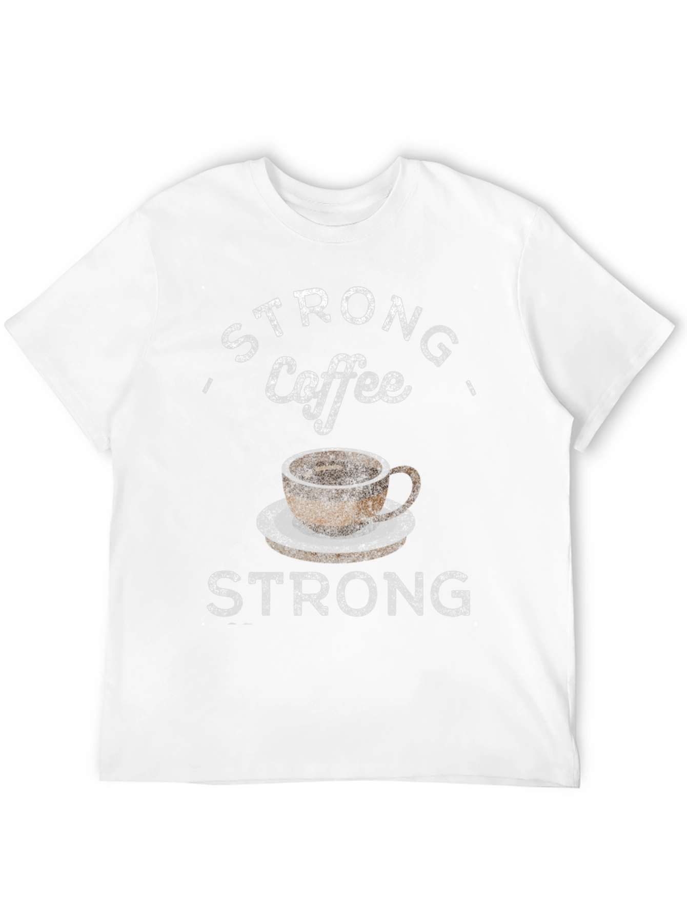 Strong Coffee Graphic T-Shirt - Comfort Fit