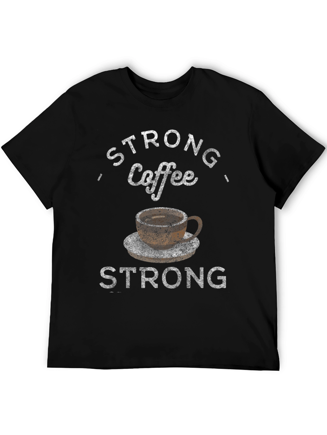 Strong Coffee Graphic T-Shirt - Comfort Fit