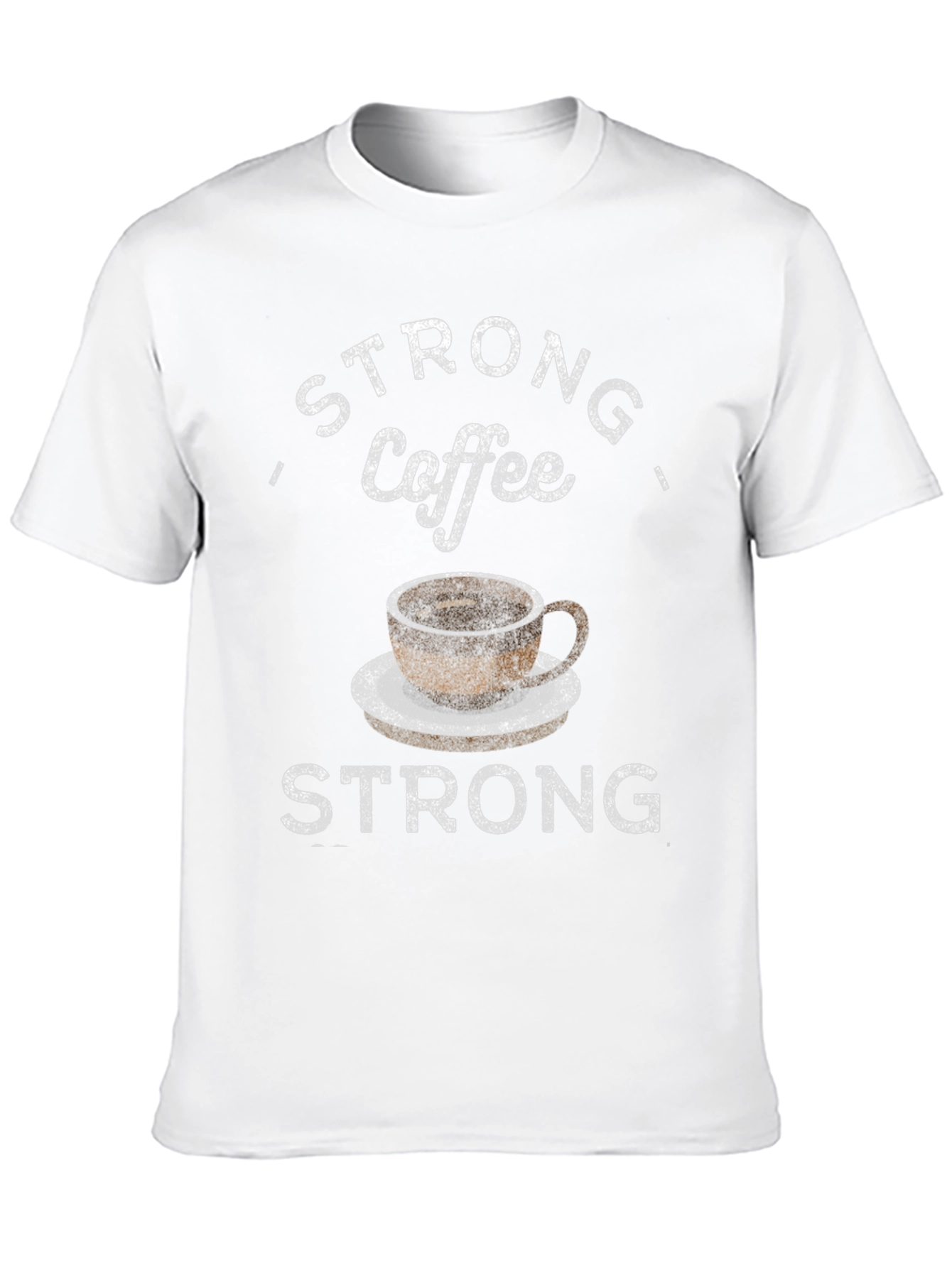 Strong Coffee Graphic T-Shirt - Comfort Fit