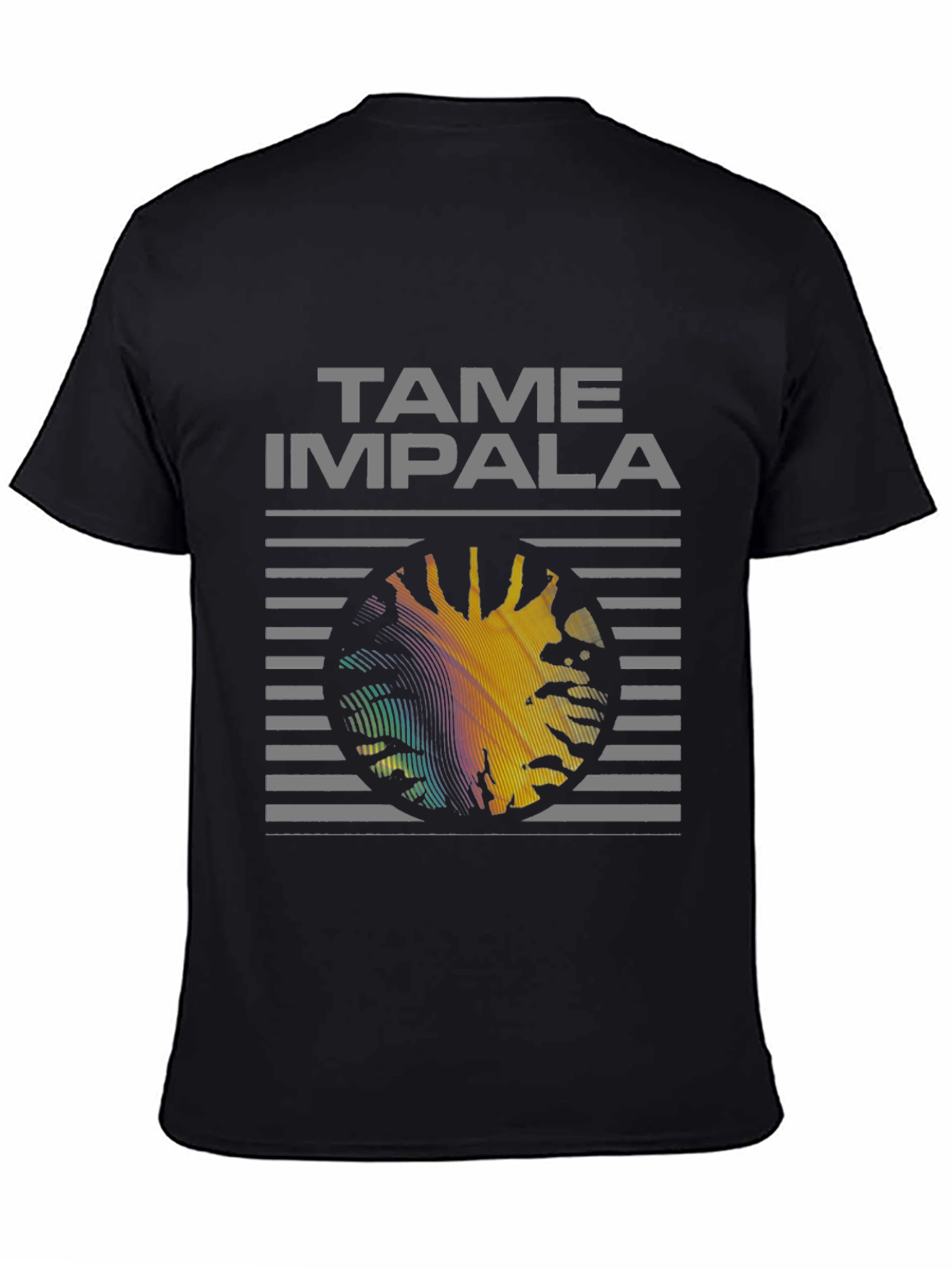 Tame Impala Graphic Print Black T-Shirt