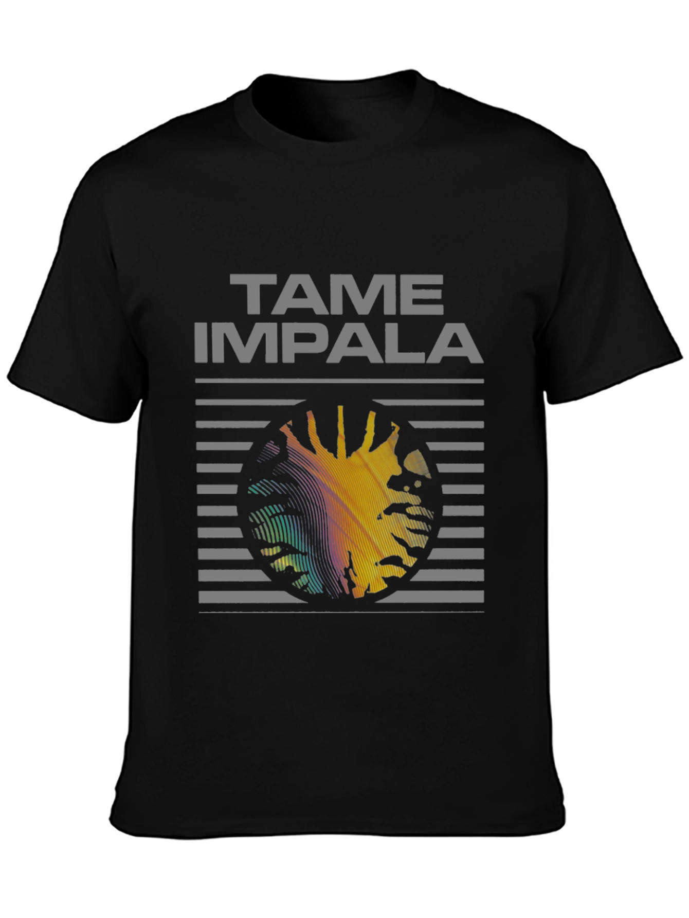 Tame Impala Graphic Print Black T-Shirt