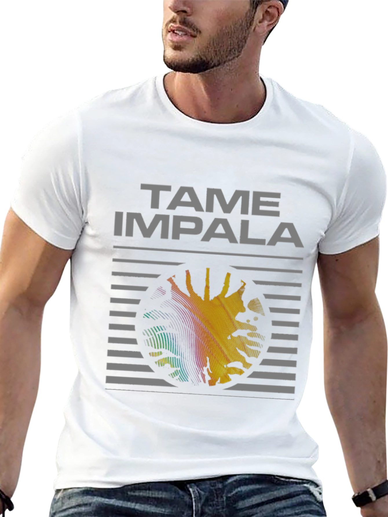 Tame Impala Graphic Print Black T-Shirt