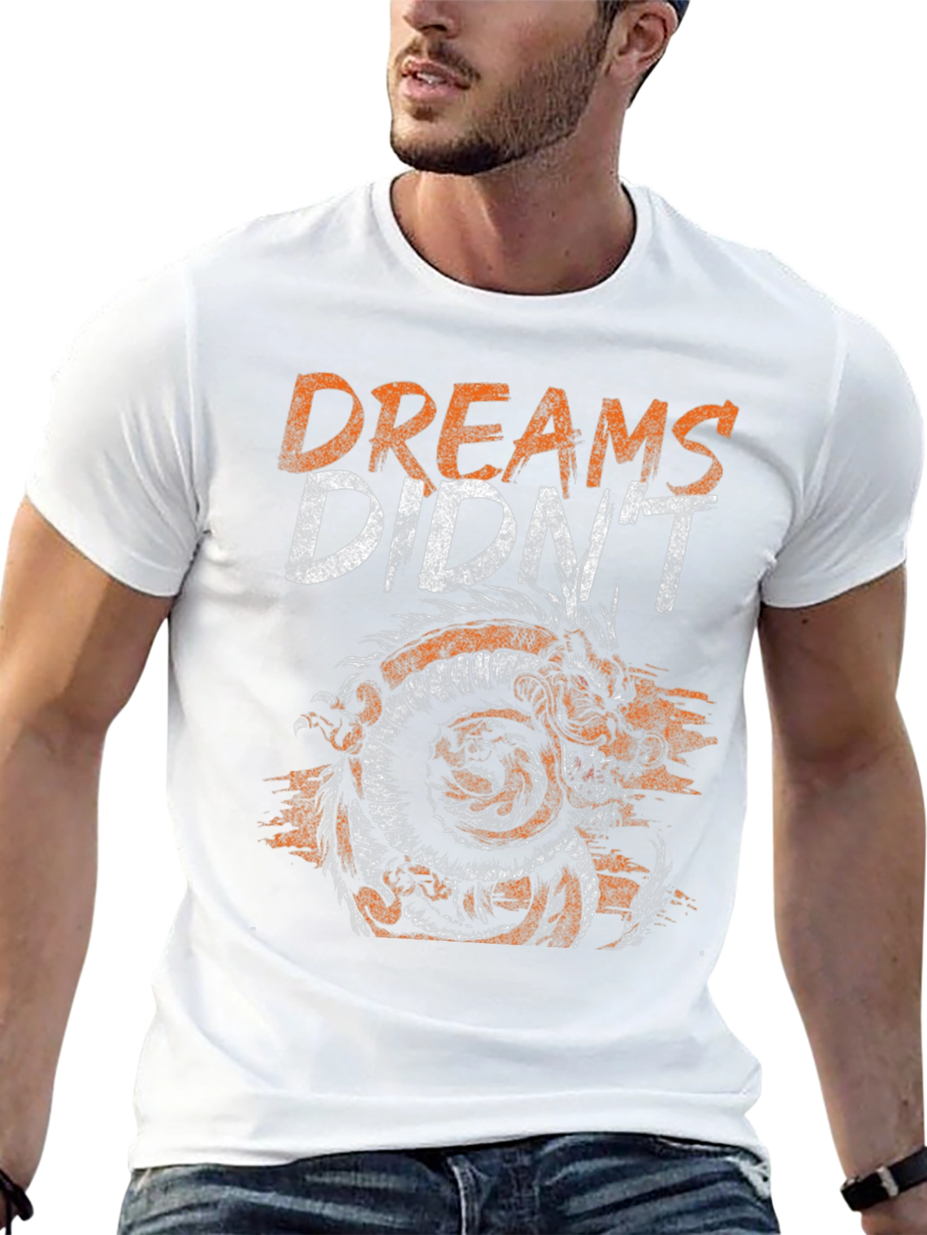 Dreams Didnt Work Dragon Graphic T-Shirt