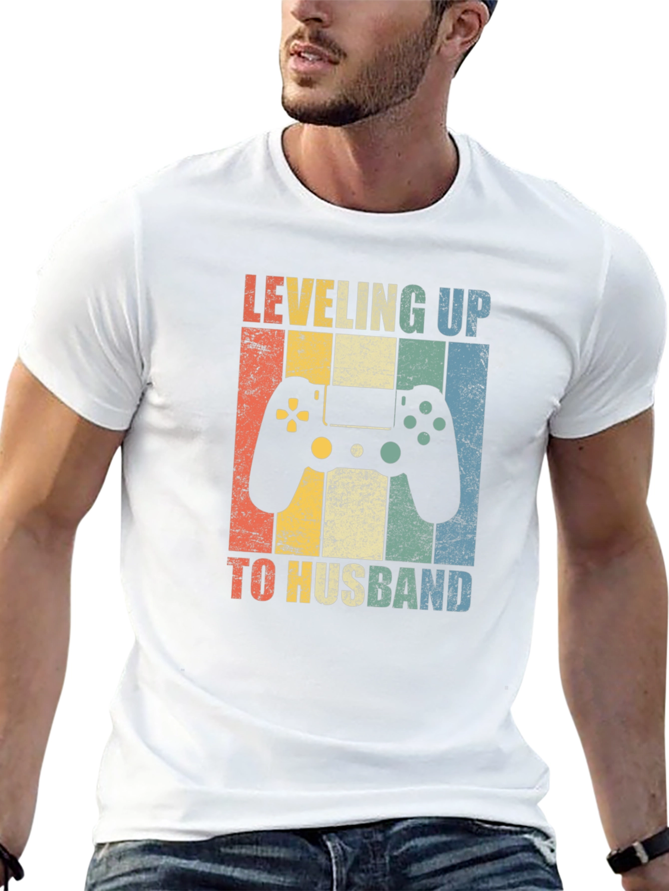 Leveling Up to Husband Graphic Tee
