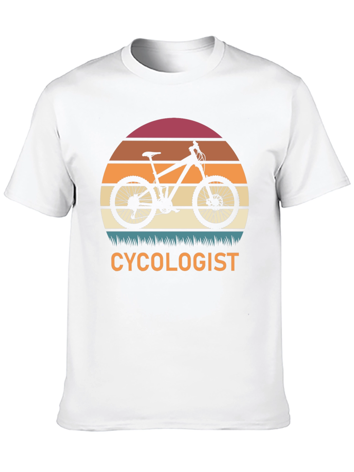 Cycologist T-Shirt - Mountain Bike Sunset Graphic Tee