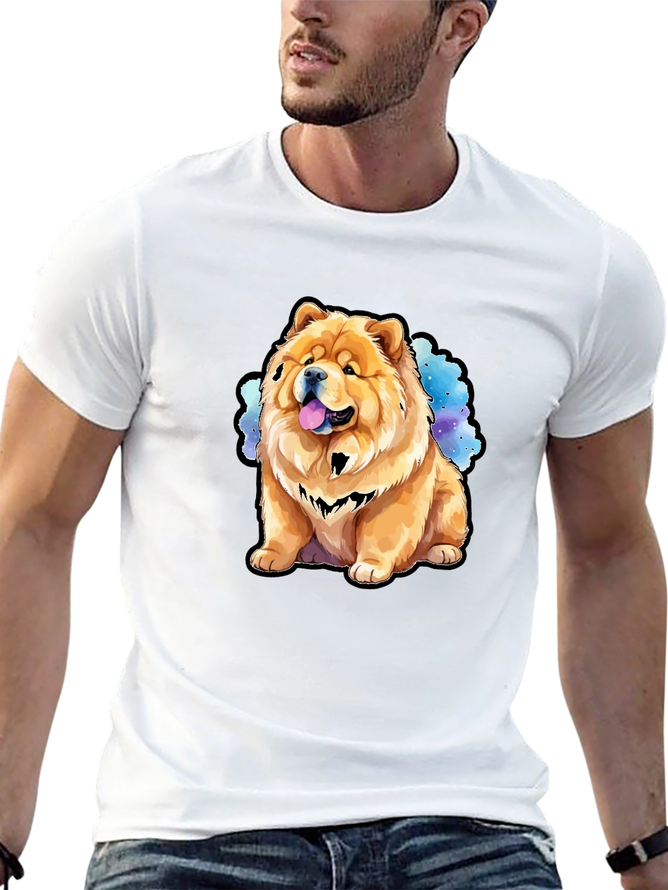 Chow Chow Dog T-Shirt - Cute Canine Design