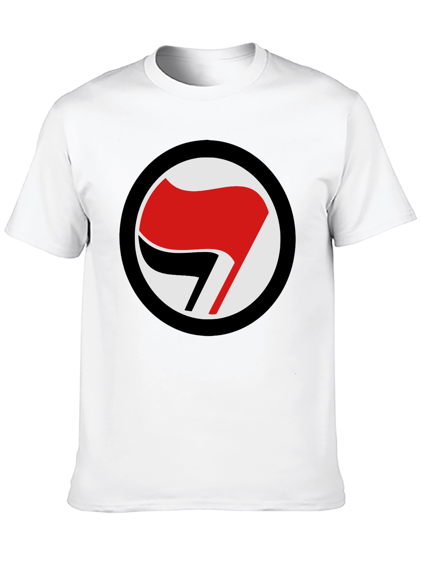 Antifascist Symbol T-Shirt - Black Tee