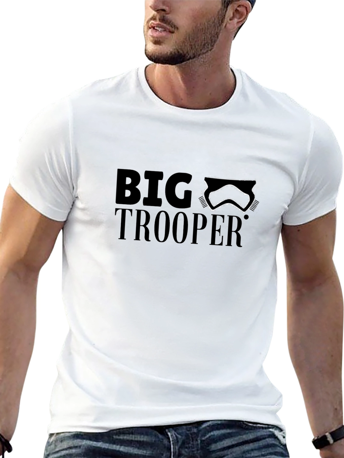 Big Trooper Graphic T-Shirt - Black