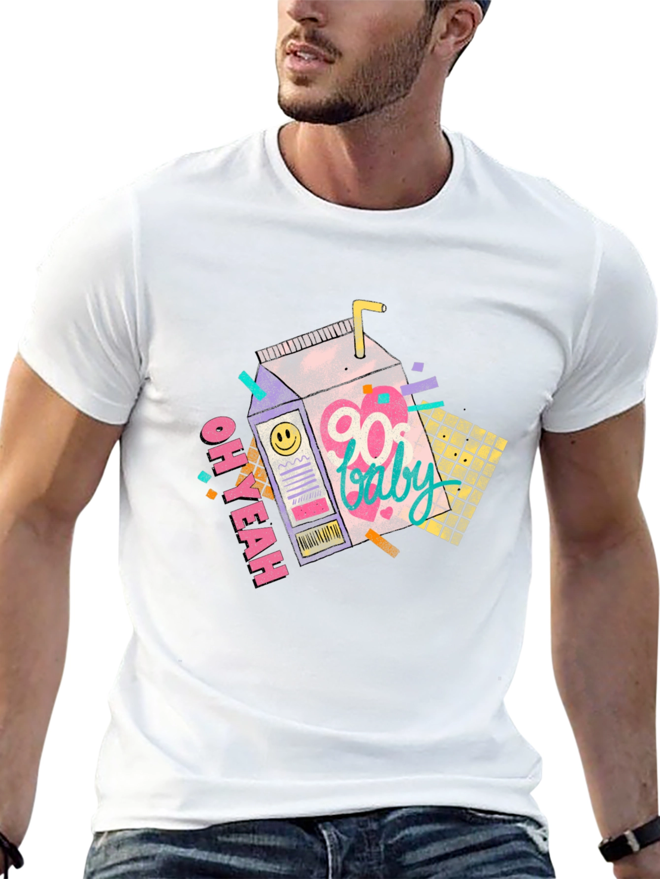 Retro 90s Baby Black T-Shirt