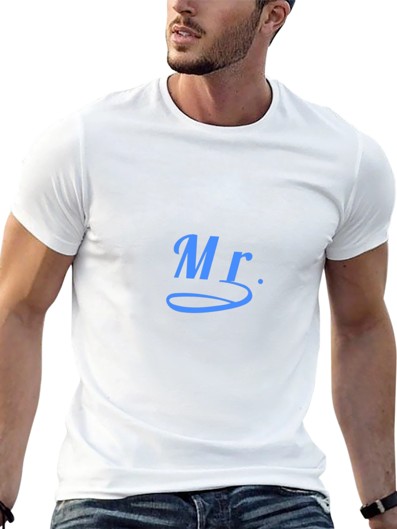 Mr. Graphic Black T-Shirt - Casual Comfort