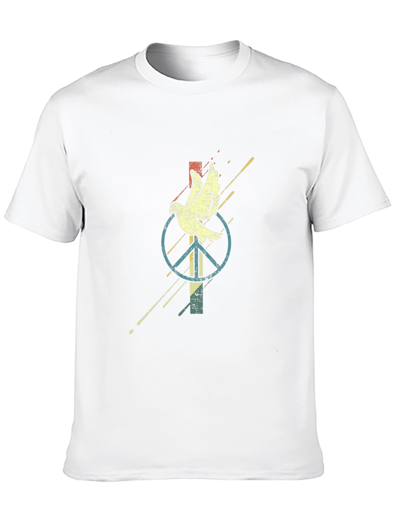 Dove & Peace Sign Graphic Tee