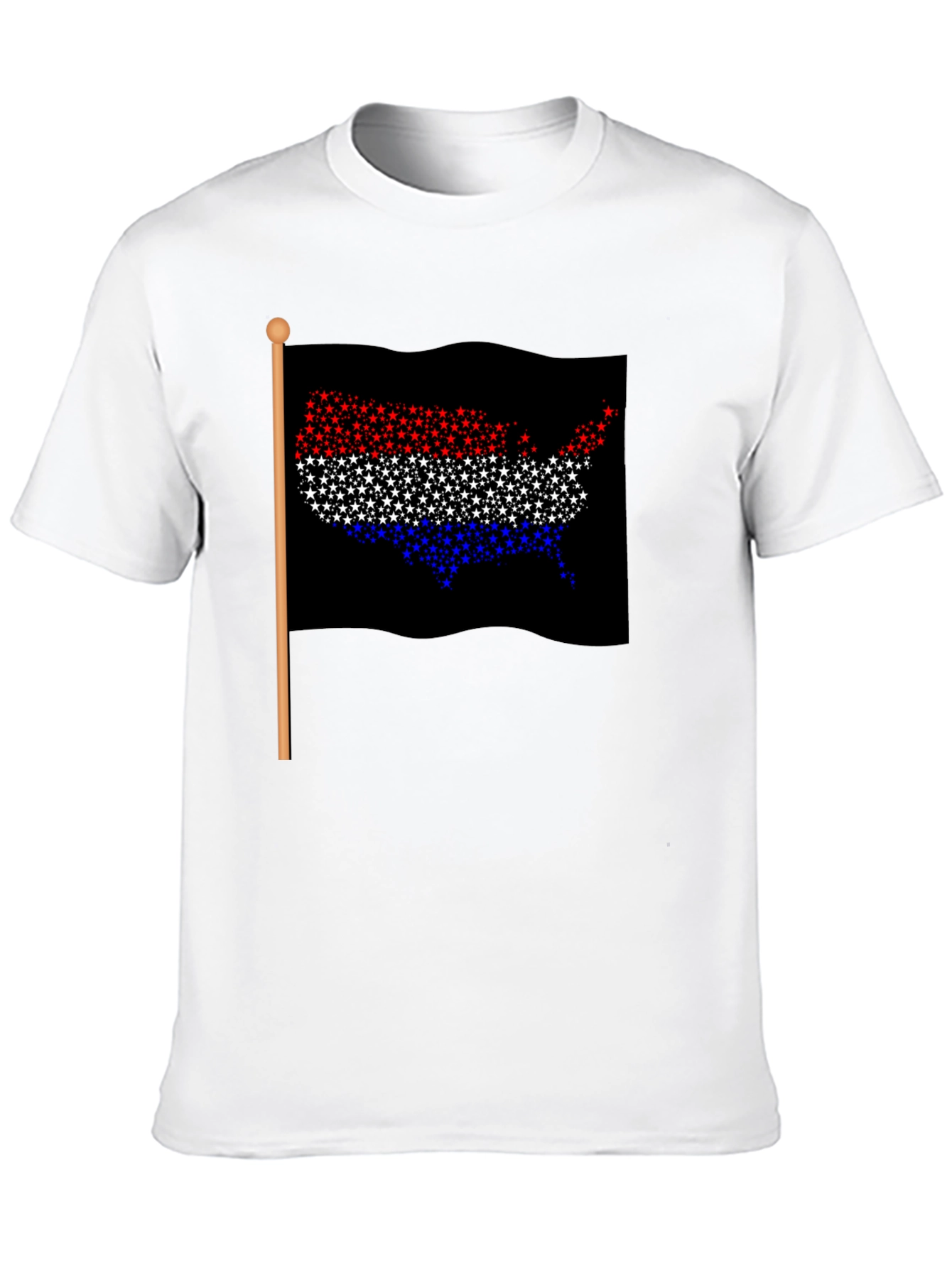 USA Flag Patriotic Star T-Shirt