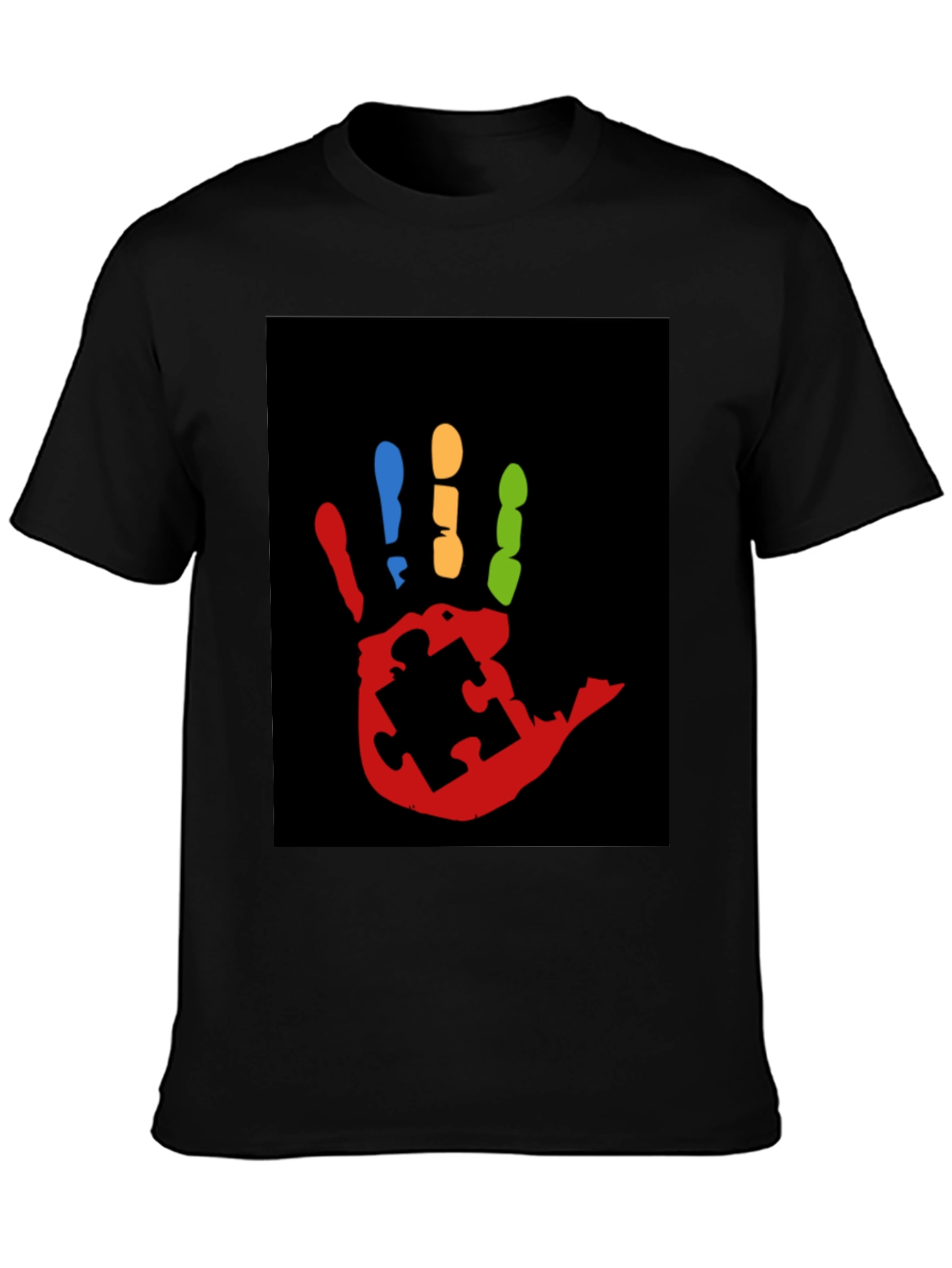 Autism Awareness Hand Print T-Shirt
