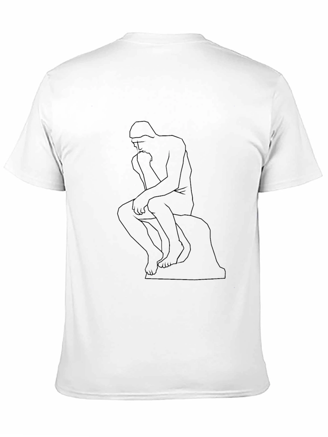 The Thinker Graphic Tee - Premium Comfort