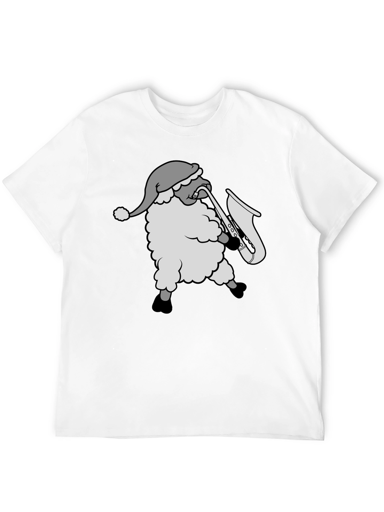 Santa Saxophone T-Shirt - Holiday Groove