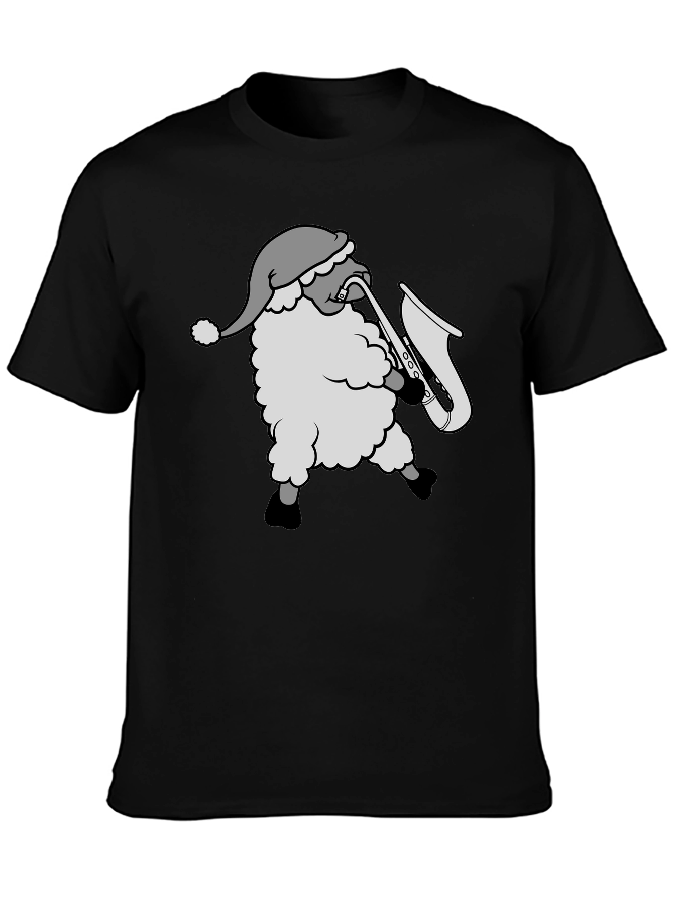 Santa Saxophone T-Shirt - Holiday Groove